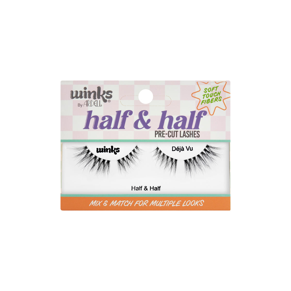 PESTAÑAS POSTIZAS PRE CORTADAS WINKS HALF AND HALF DEJA VU - ARDELL