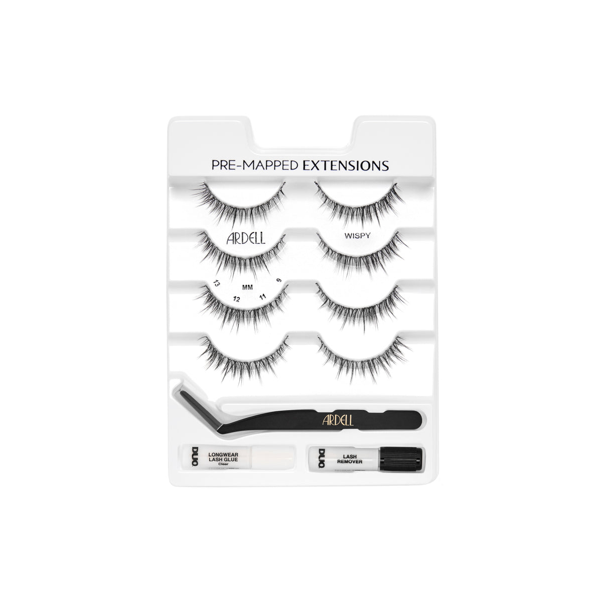 EXTENSIONES DE PESTAÑAS PRE MAPEADAS WISPY - ARDELL