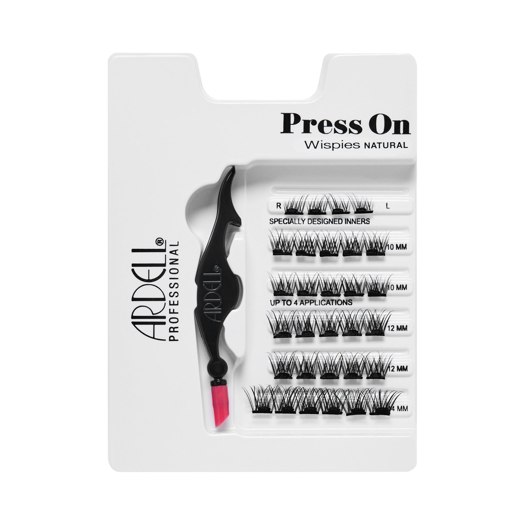 EXTENSIONES DE PESTAÑAS PRESS ON KIT NATURAL WISPIES - ARDELL