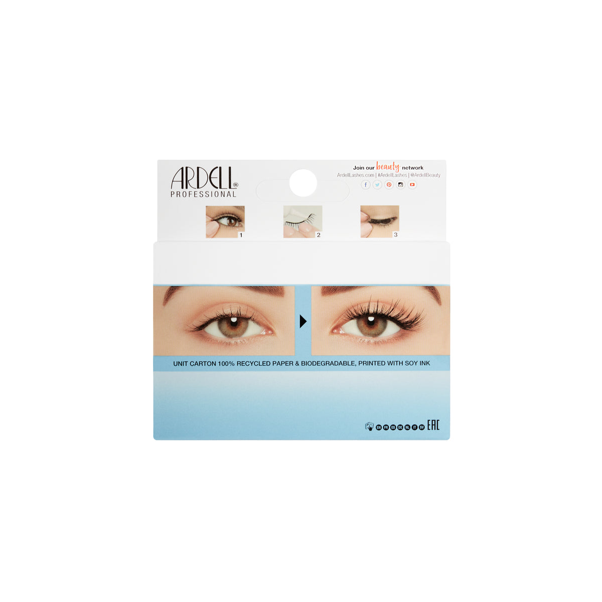 PESTAÑAS POSTIZAS ALL THE VOLUME LIGHT AS AIR 522 - ARDELL