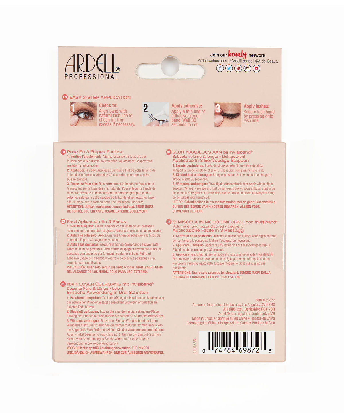 PESTAÑAS POSTIZAS NAKED LASHES MULTIPACK 422 - ARDELL