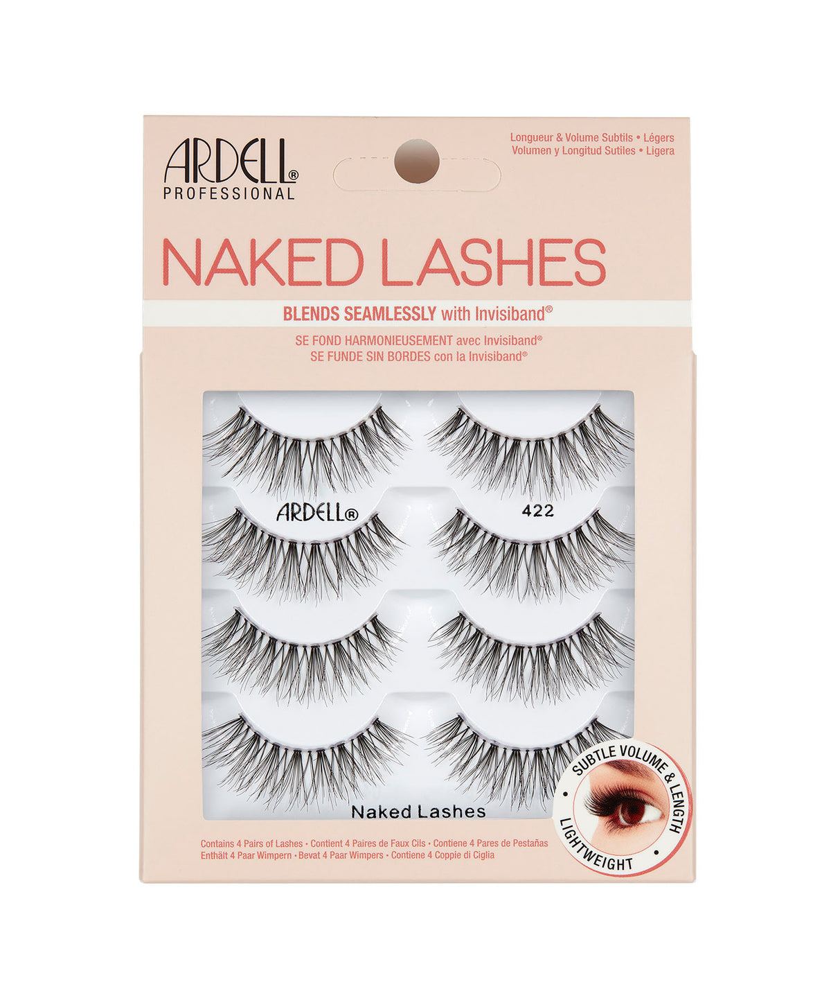 PESTAÑAS POSTIZAS NAKED LASHES MULTIPACK 422 - ARDELL