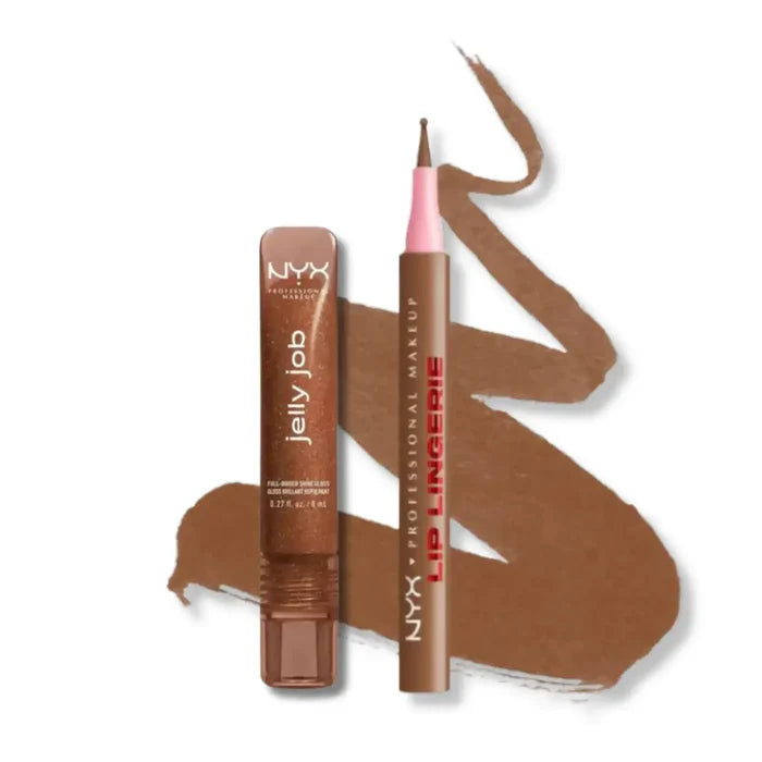 DÚO LIP LINGERIE + JELLY JOB BLING ME - NYX PROFESSIONAL MAKEUP