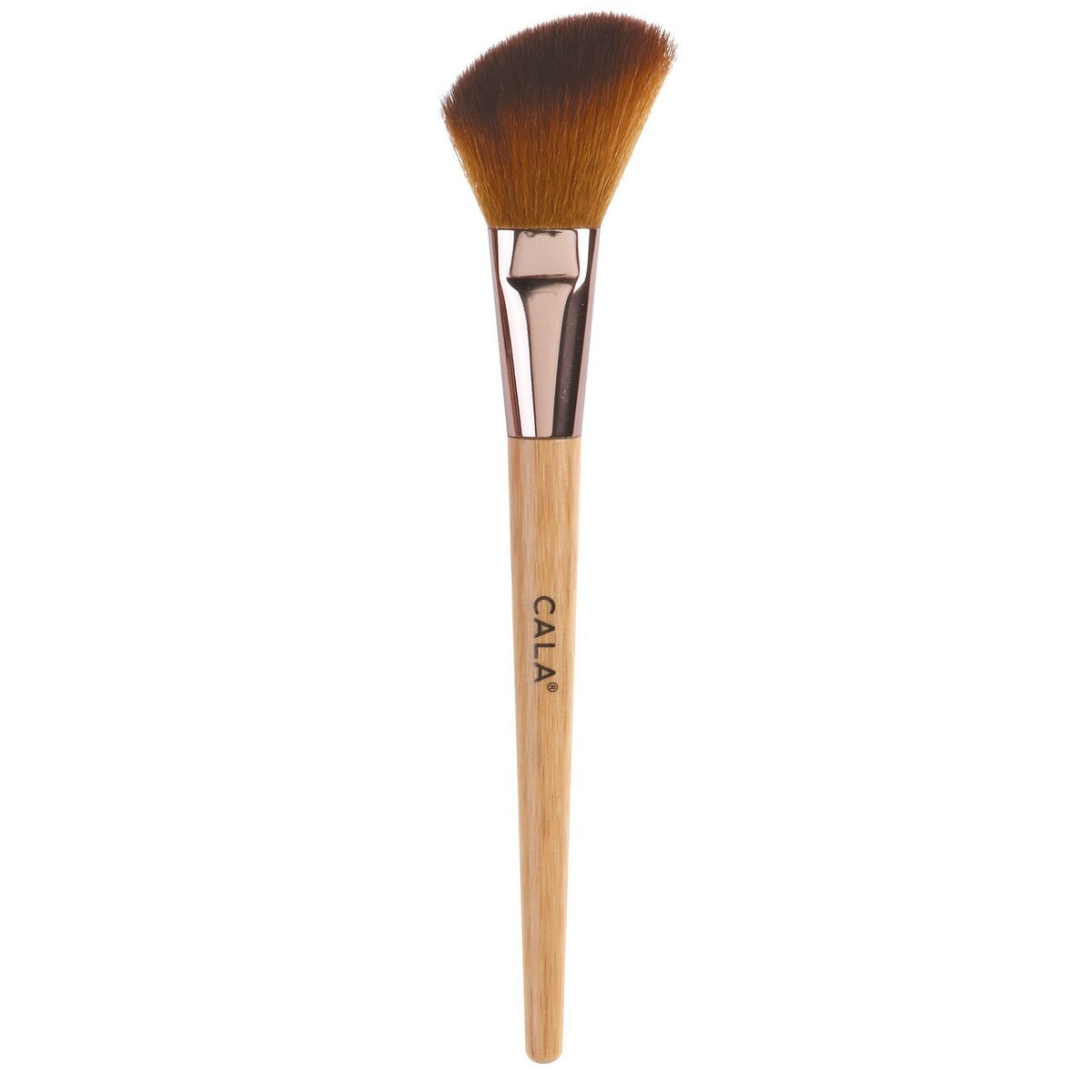 BAMBOO SLANTED BLUSH BRUSH - OUTLET CALA