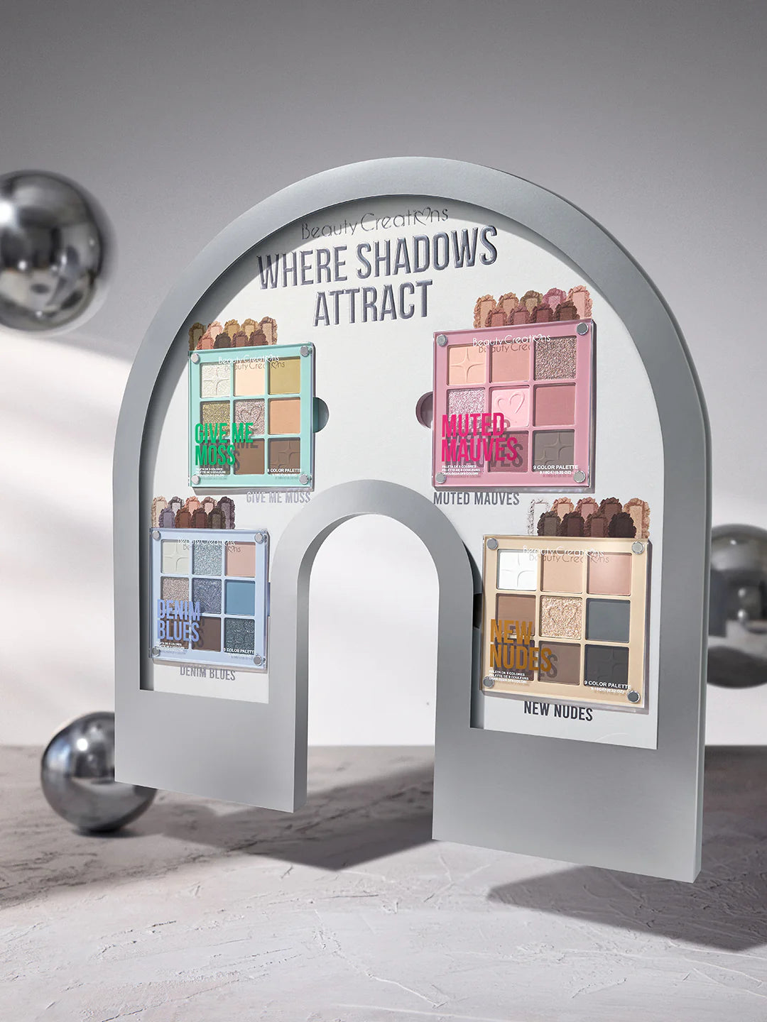 CAJA PR MAGNETIC SHADOW PALETTES - BEAUTY CREATIONS