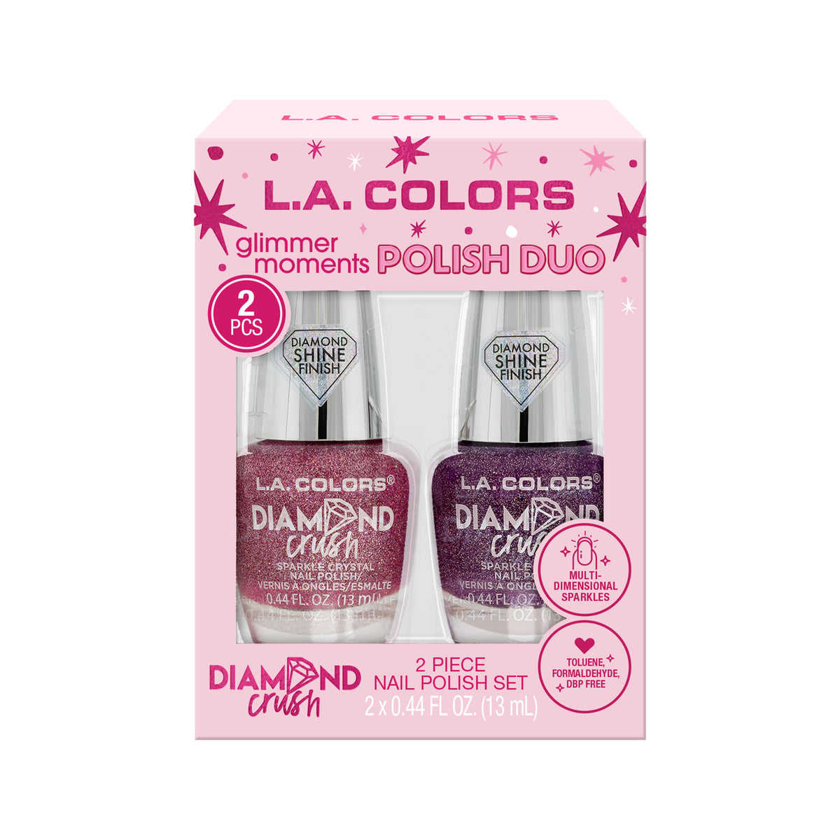 DÚO DE ESMALTES “SPARKLY SHINE”