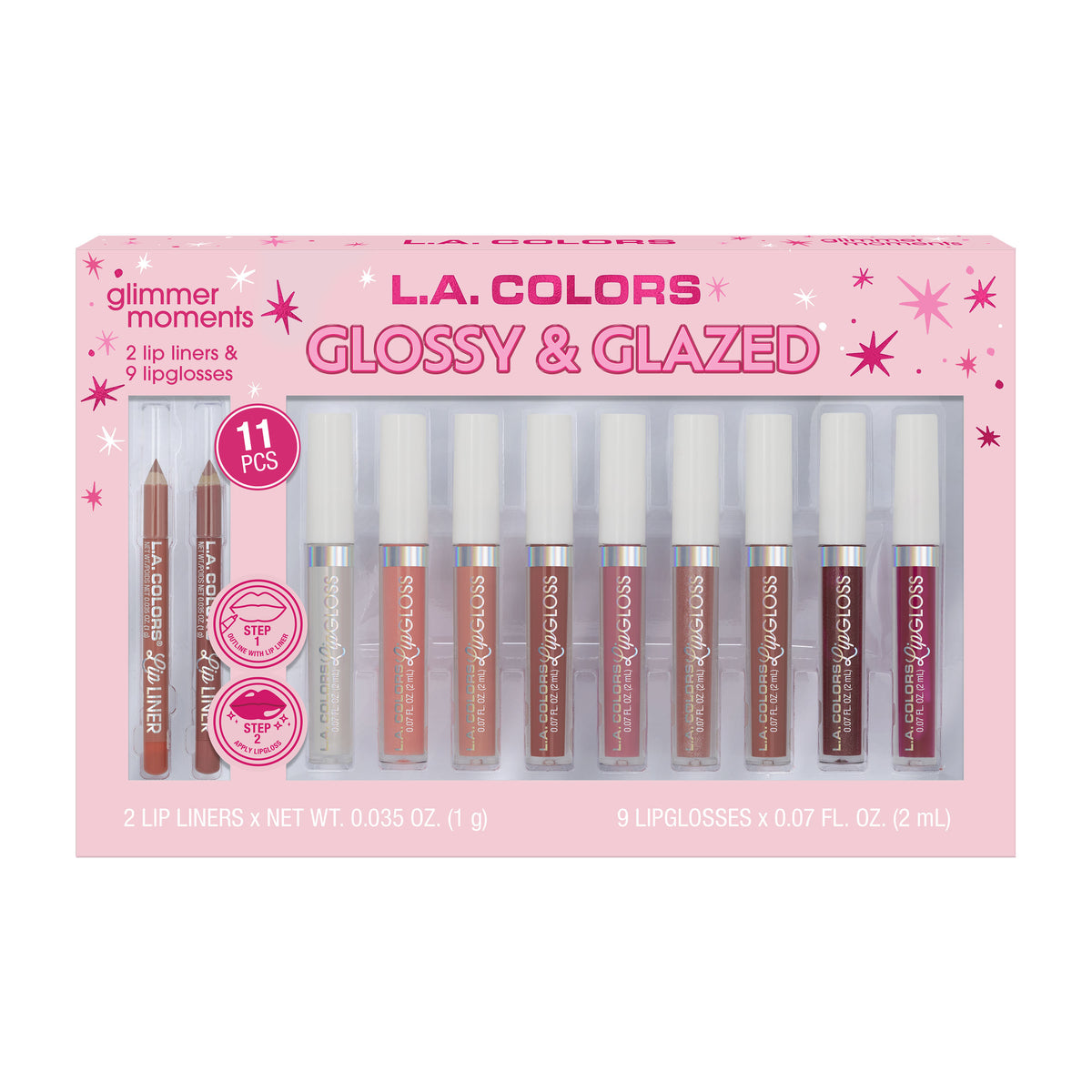 SET DE LABIALES GLOSSY & GLAZED