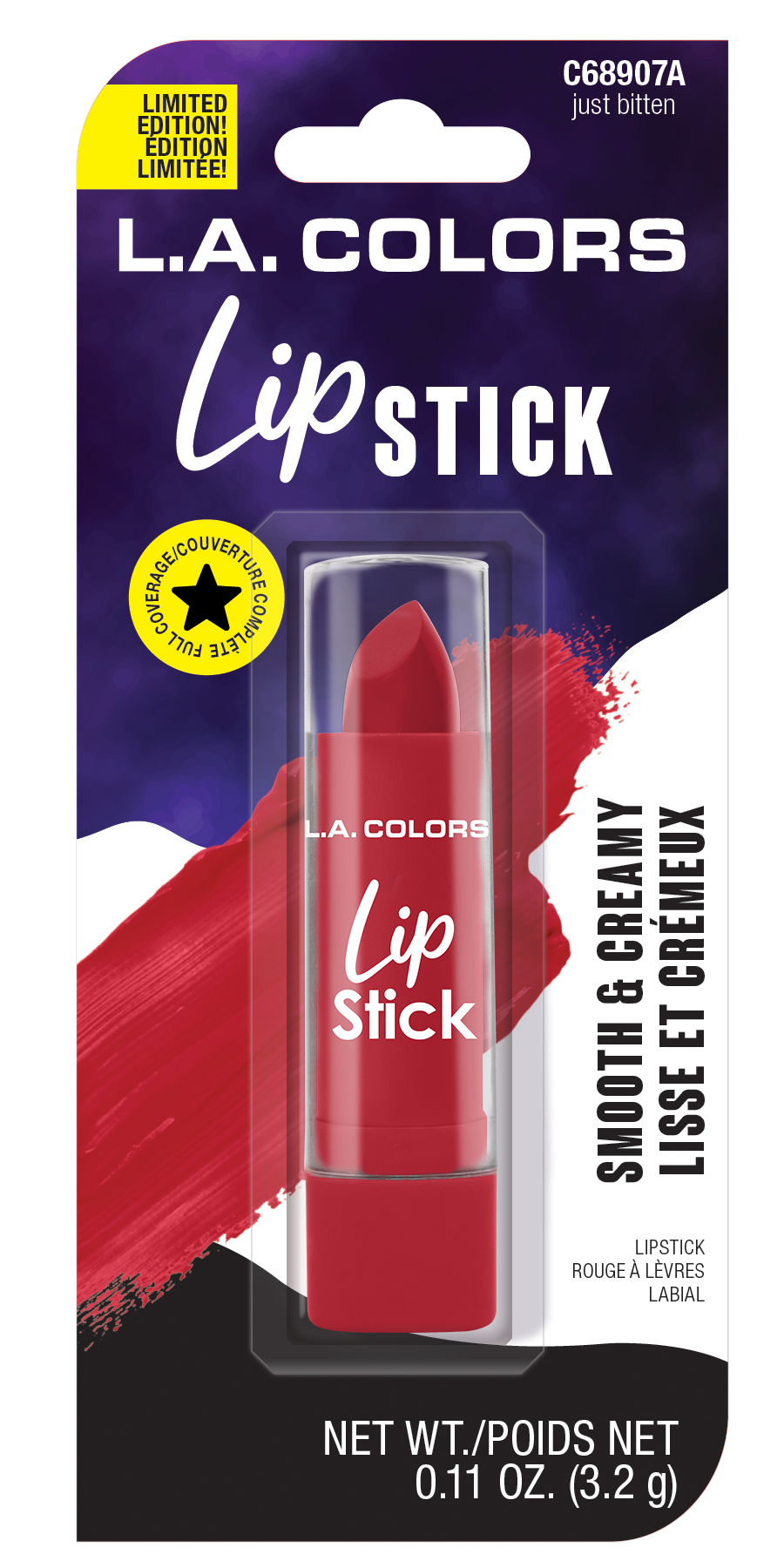 LABIAL EN BARRA COLOR LIPSTICK JUST BITTEN HALLOWEEN - OUTLET LA COLORS