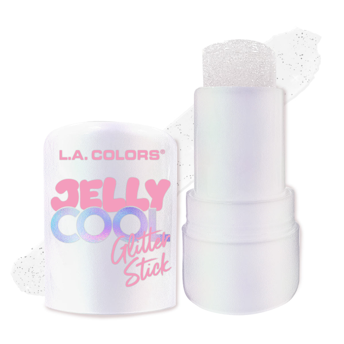 JELLY COOL TINTED BLUSH Y GLITTER STICK - LA COLORS