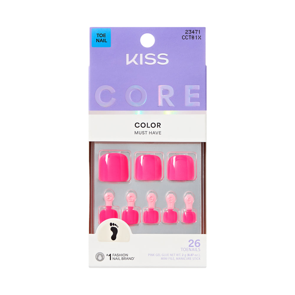 UÑAS POSTIZAS PARA PIES CORE STEP IT UP - KISS