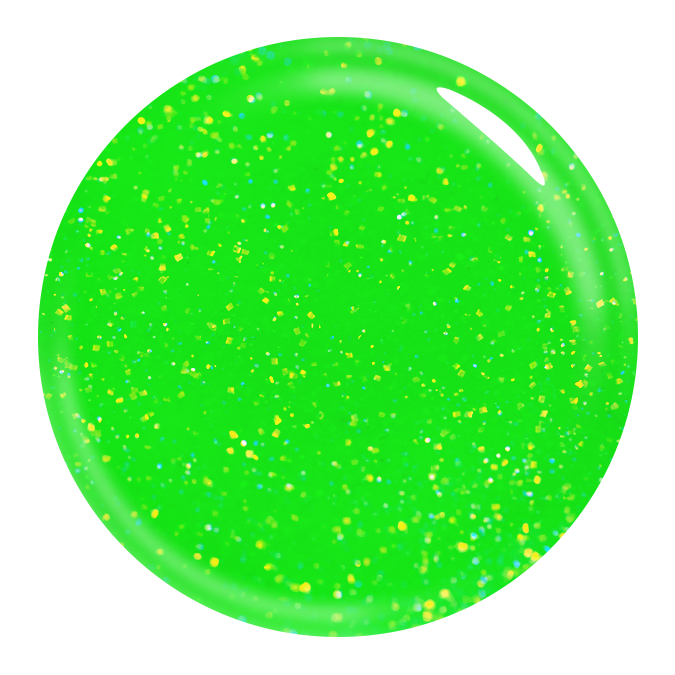 ESMALTE NEON JELLY NAIL POLISH "ELECTRIC LIME" - OUTLET LA COLORS