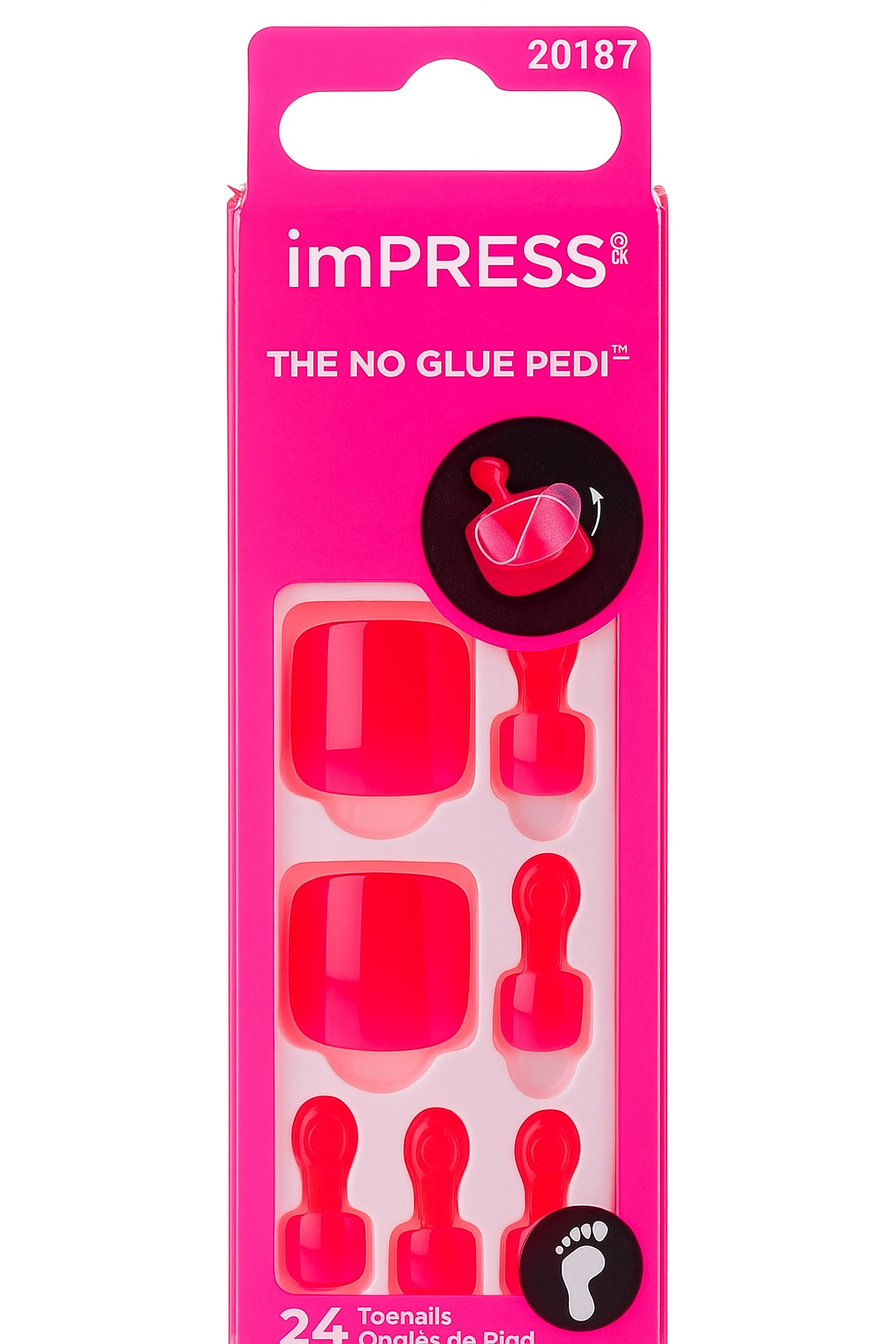 UÑAS POSTIZAS PARA PIES IMPRESS SELFIE SUNDAY - KISS