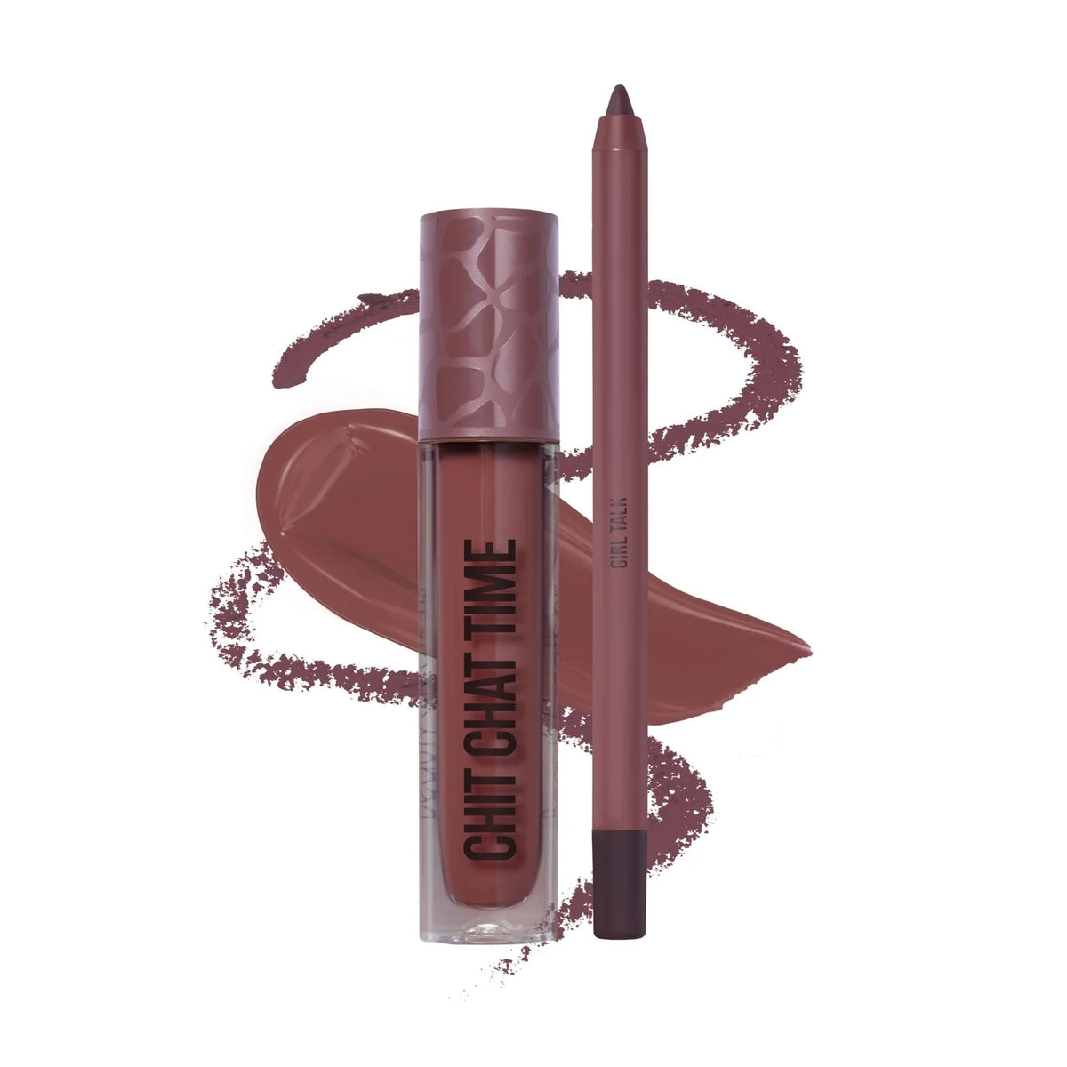 SET DE LABIOS CHIT CHAT TIME WHATS YOUR AVAILABILIPPY - BEAUTY CREATIONS