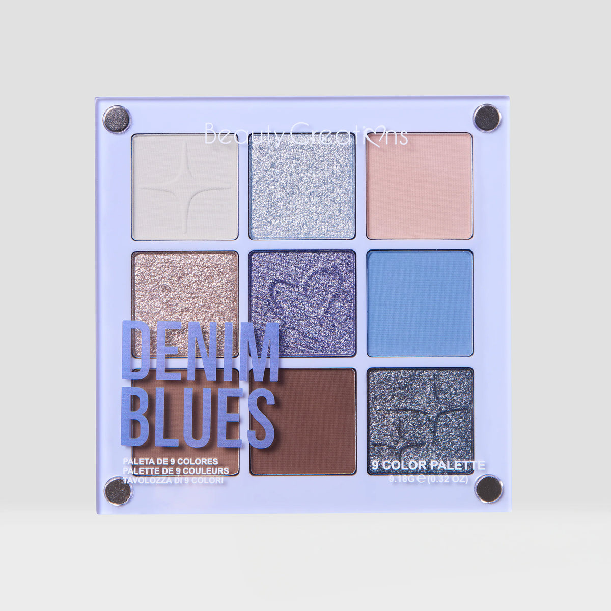 PALETA DE SOMBRAS MAGNETIC SHADOW PALETTE DENIM BLUES - BEAUTY CREATIONS