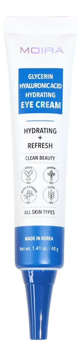 CREMA HIDRATANTE PARA OJOS GLICERINA Y ÁCIDO HIALURÓNICO - MOIRA