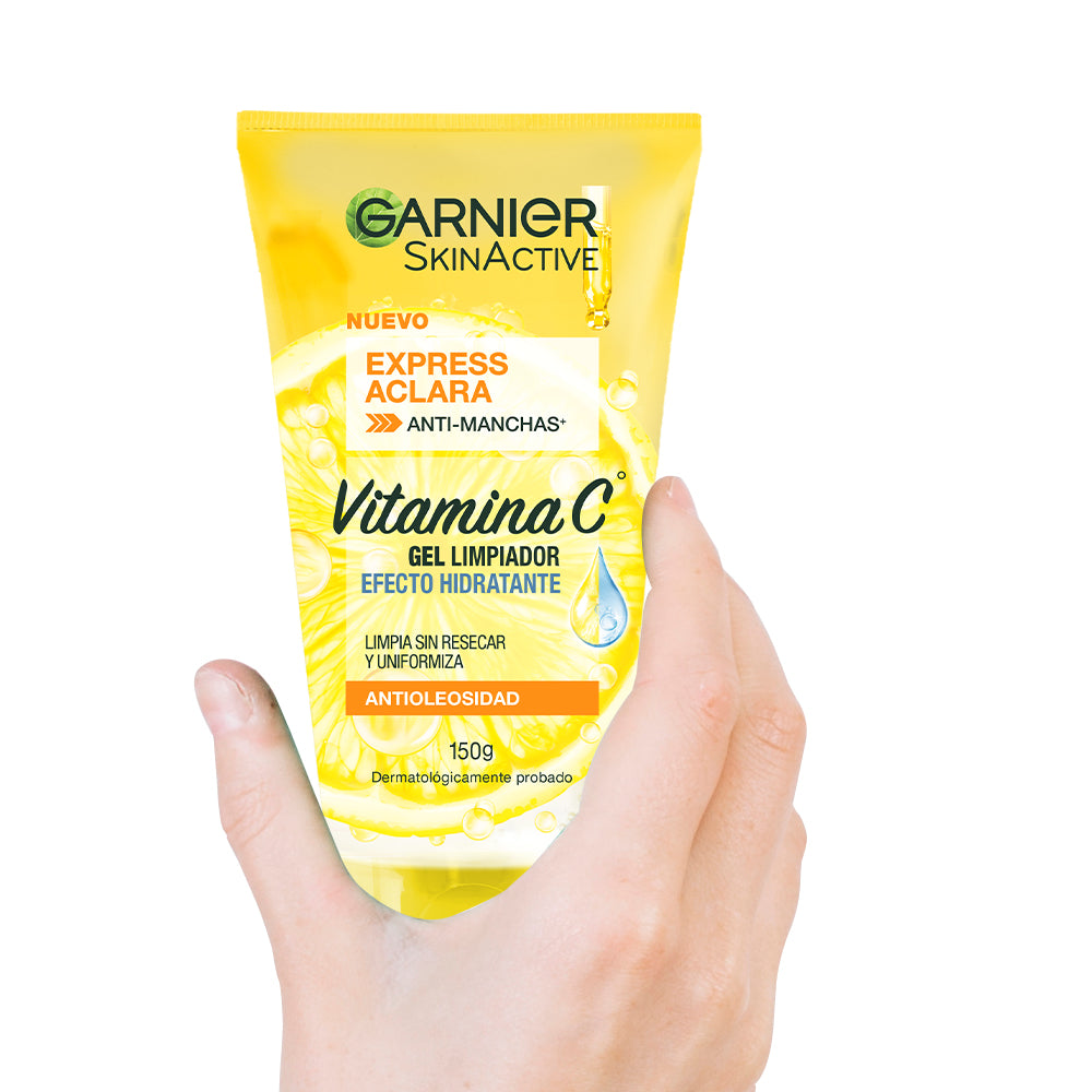 EXPRESS ACLARA GEL LIMPIADOR FACIAL 150ML - GARNIER SKIN ACTIVE