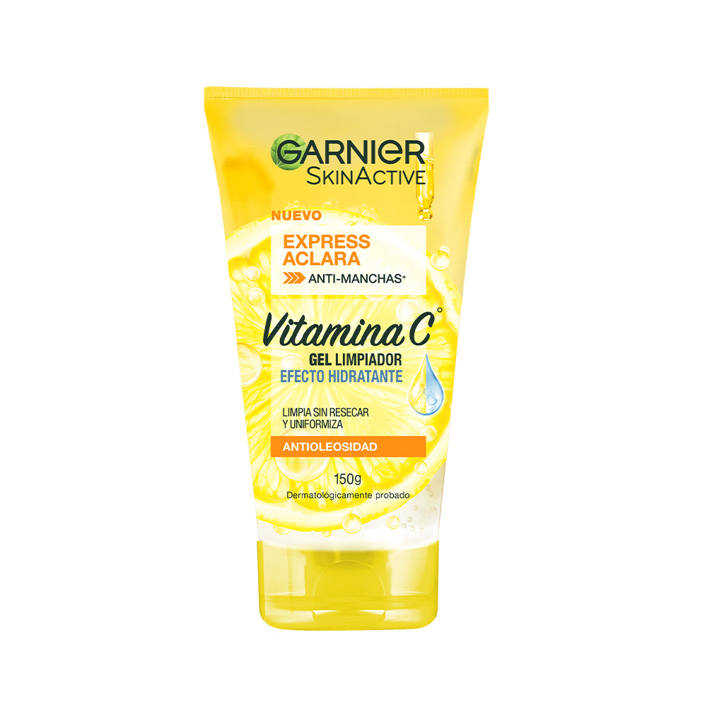 EXPRESS ACLARA GEL LIMPIADOR FACIAL 150ML - GARNIER SKIN ACTIVE