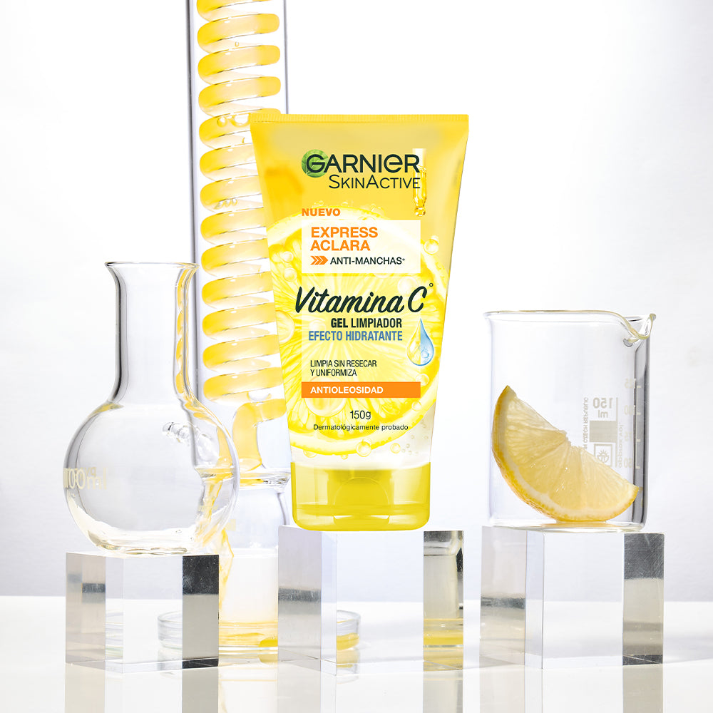 EXPRESS ACLARA GEL LIMPIADOR FACIAL 150ML - GARNIER SKIN ACTIVE