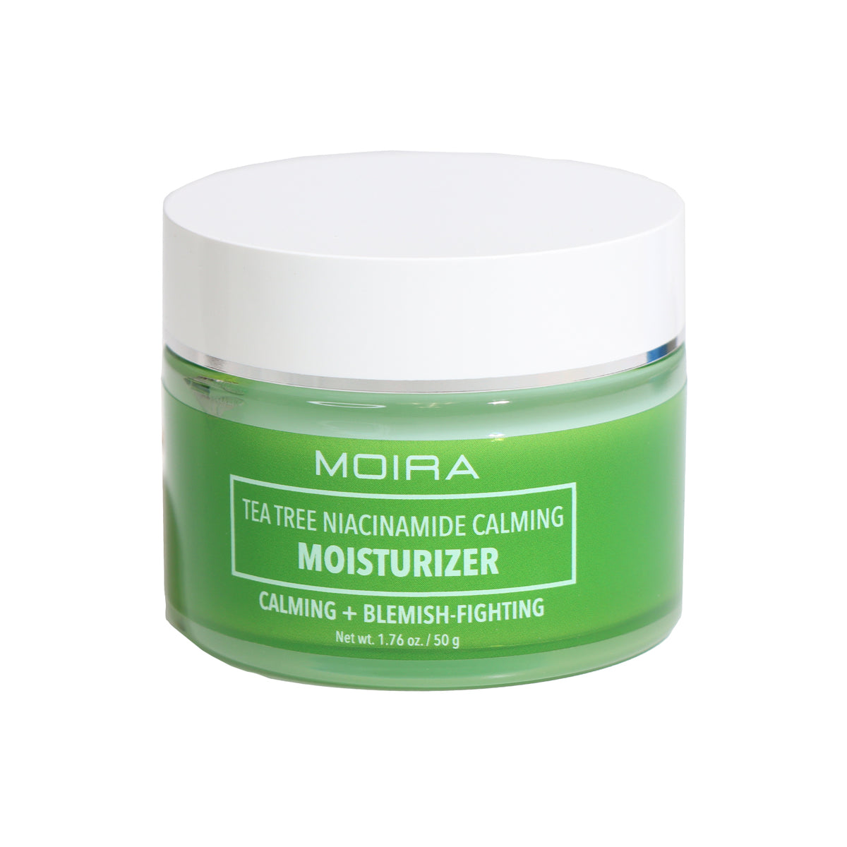 CREMA FACIAL HIDRATANTE CALMANTE ÁRBOL DE TÉ Y NIACINAMIDA - MOIRA