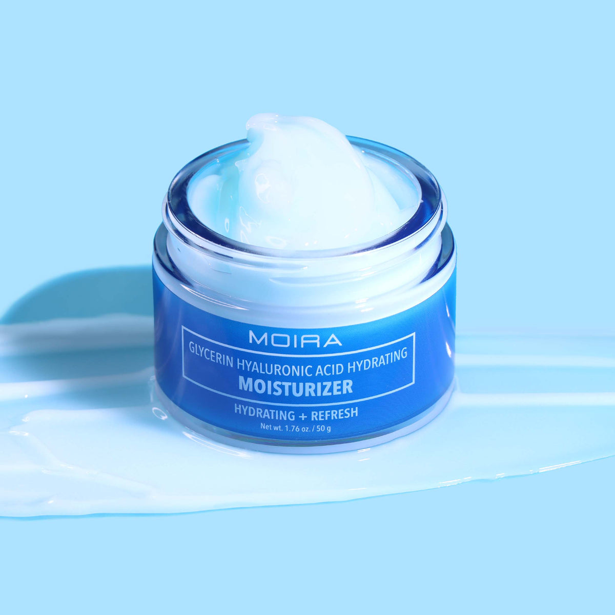 CREMA FACIAL HIDRATANTE GLICERINA Y ÁCIDO HIALURÓNICO - MOIRA