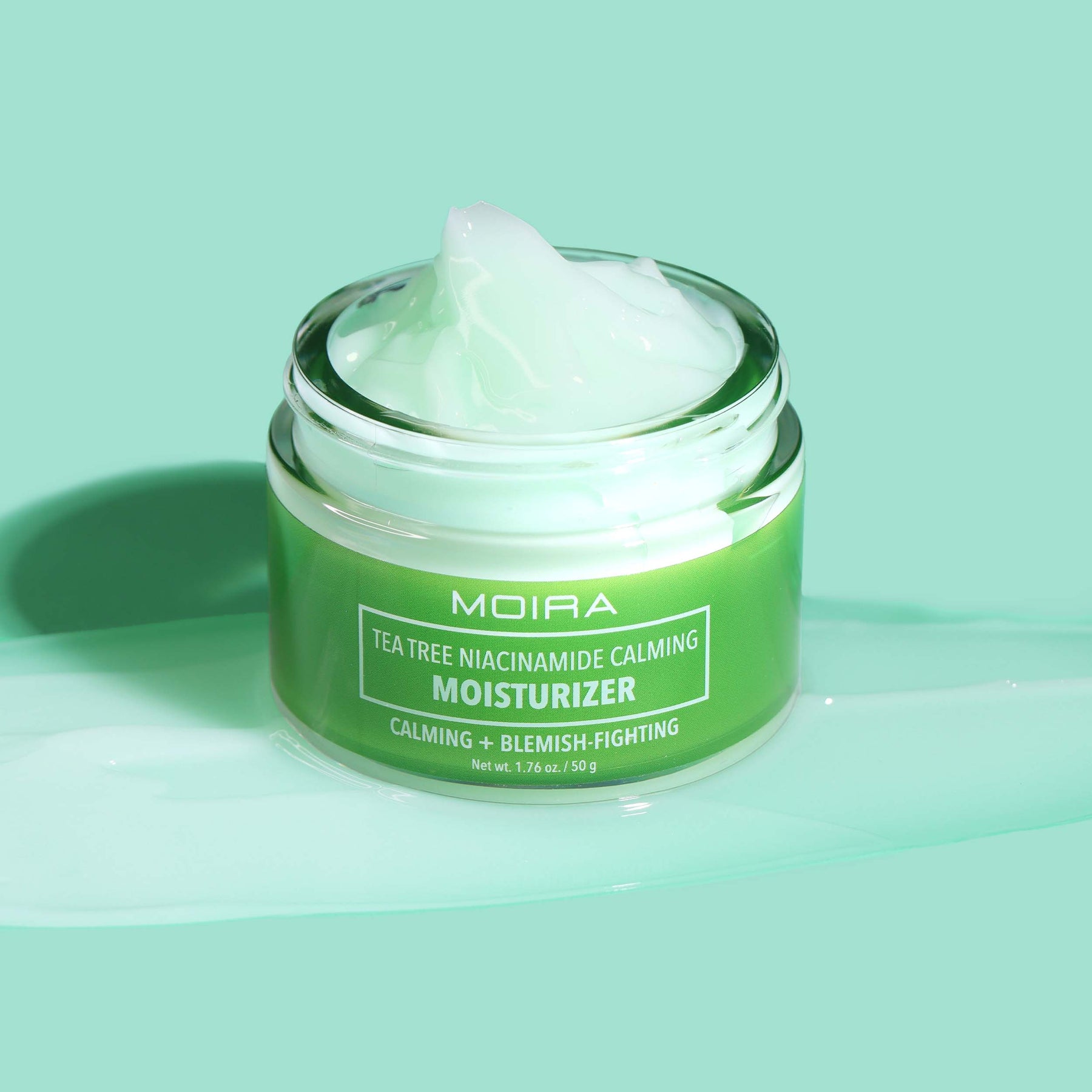 CREMA FACIAL HIDRATANTE CALMANTE ÁRBOL DE TÉ Y NIACINAIDA - MOIRA