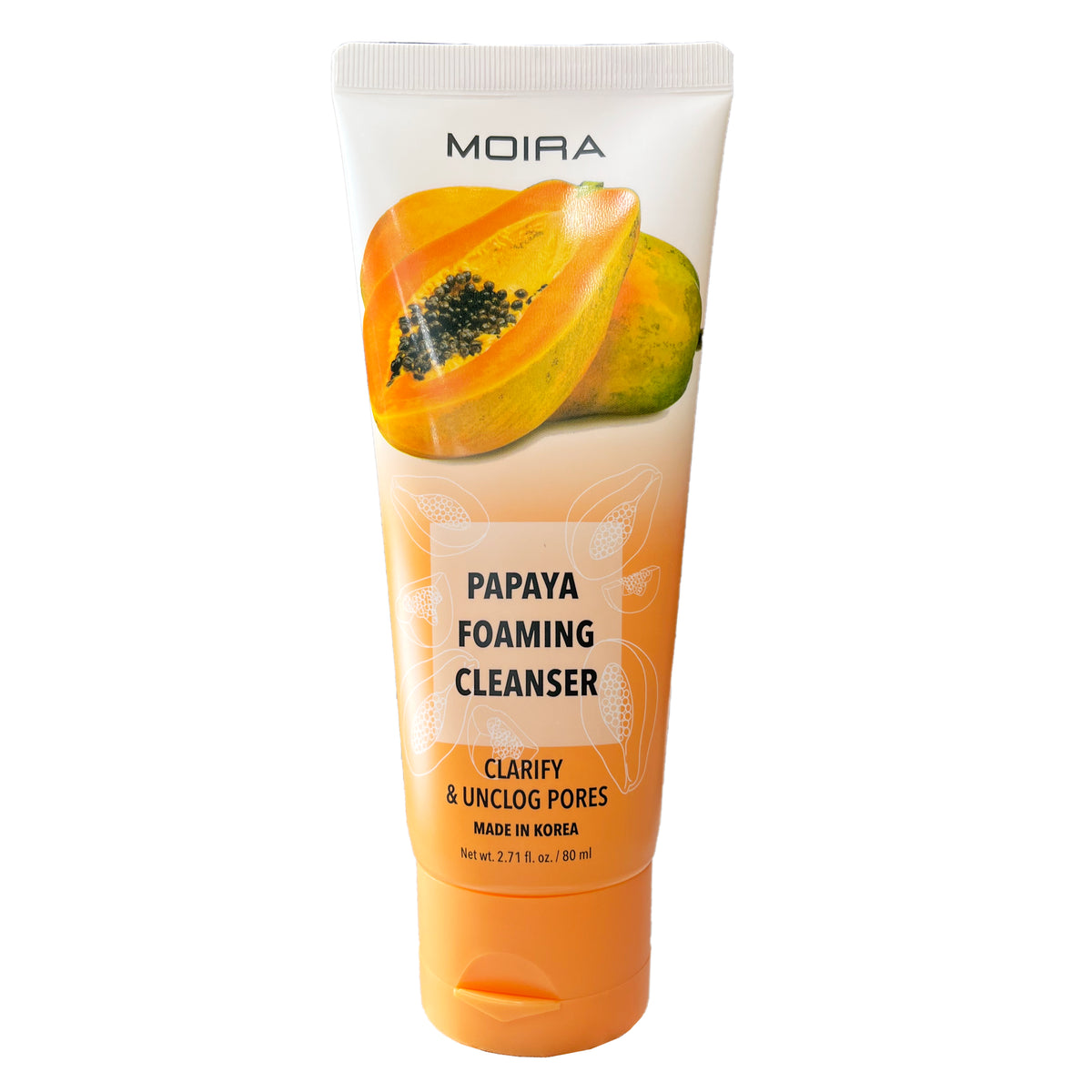 LIMPIADOR FACIAL EN ESPUMA PAPAYA - MOIRA