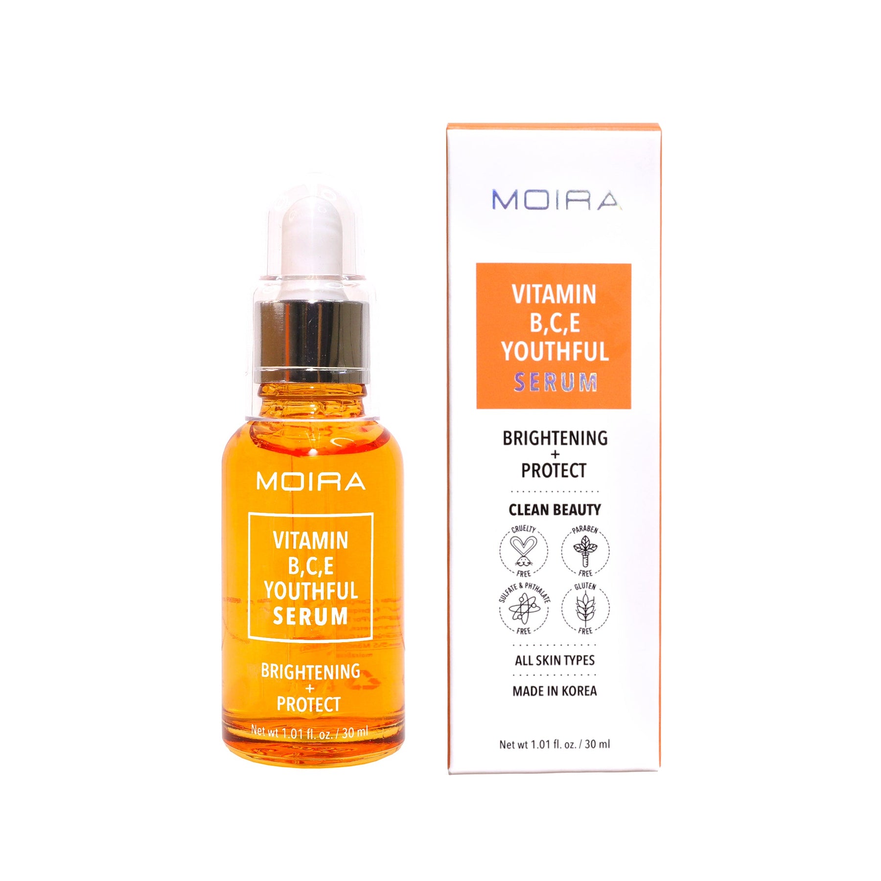 KIT SKINCARE REVITALIZANTE VITAMINAS B, C Y E - MOIRA