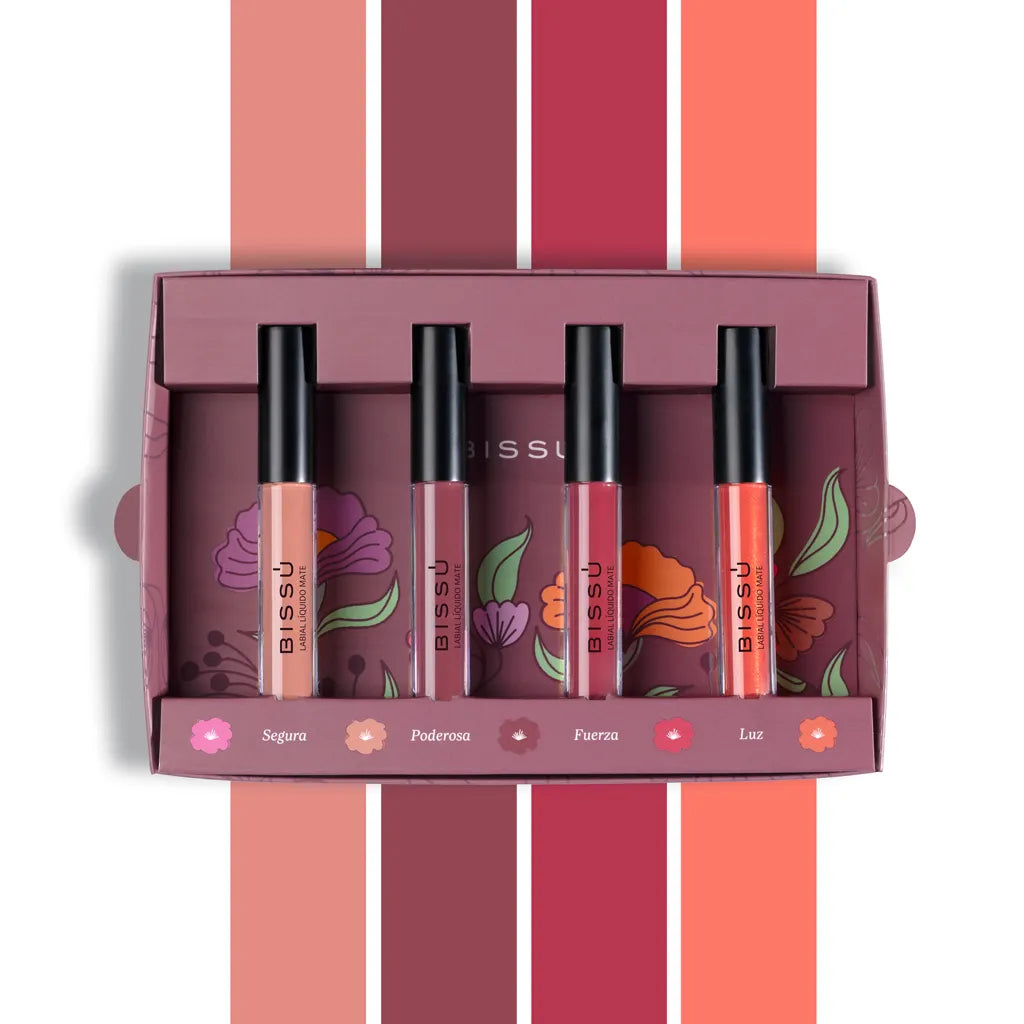 KIT EDICIÓN ESPECIAL LABIAL LÍQUIDO MATE FUERZA - BISSÚ