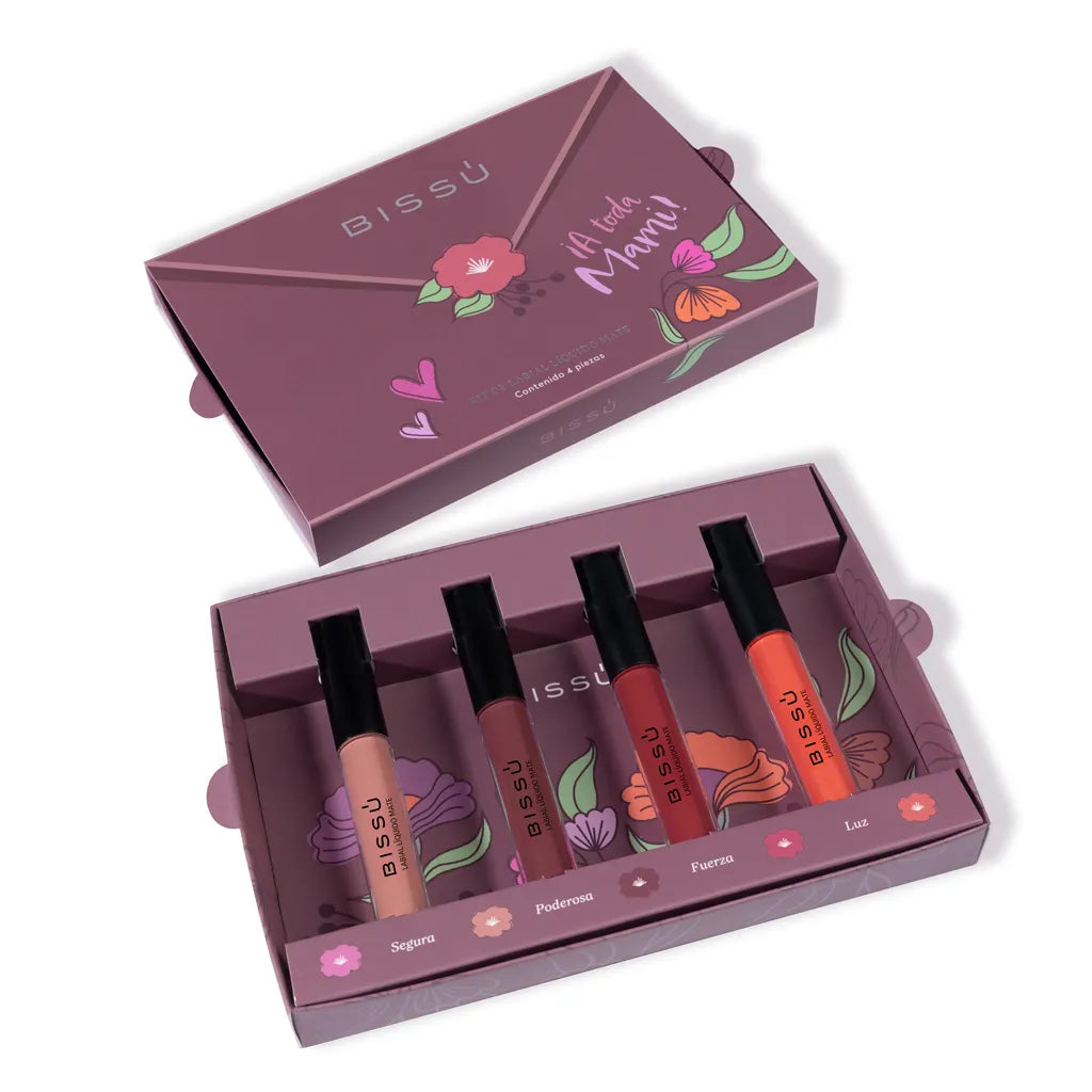 KIT EDICIÓN ESPECIAL LABIAL LÍQUIDO MATE FUERZA - BISSÚ