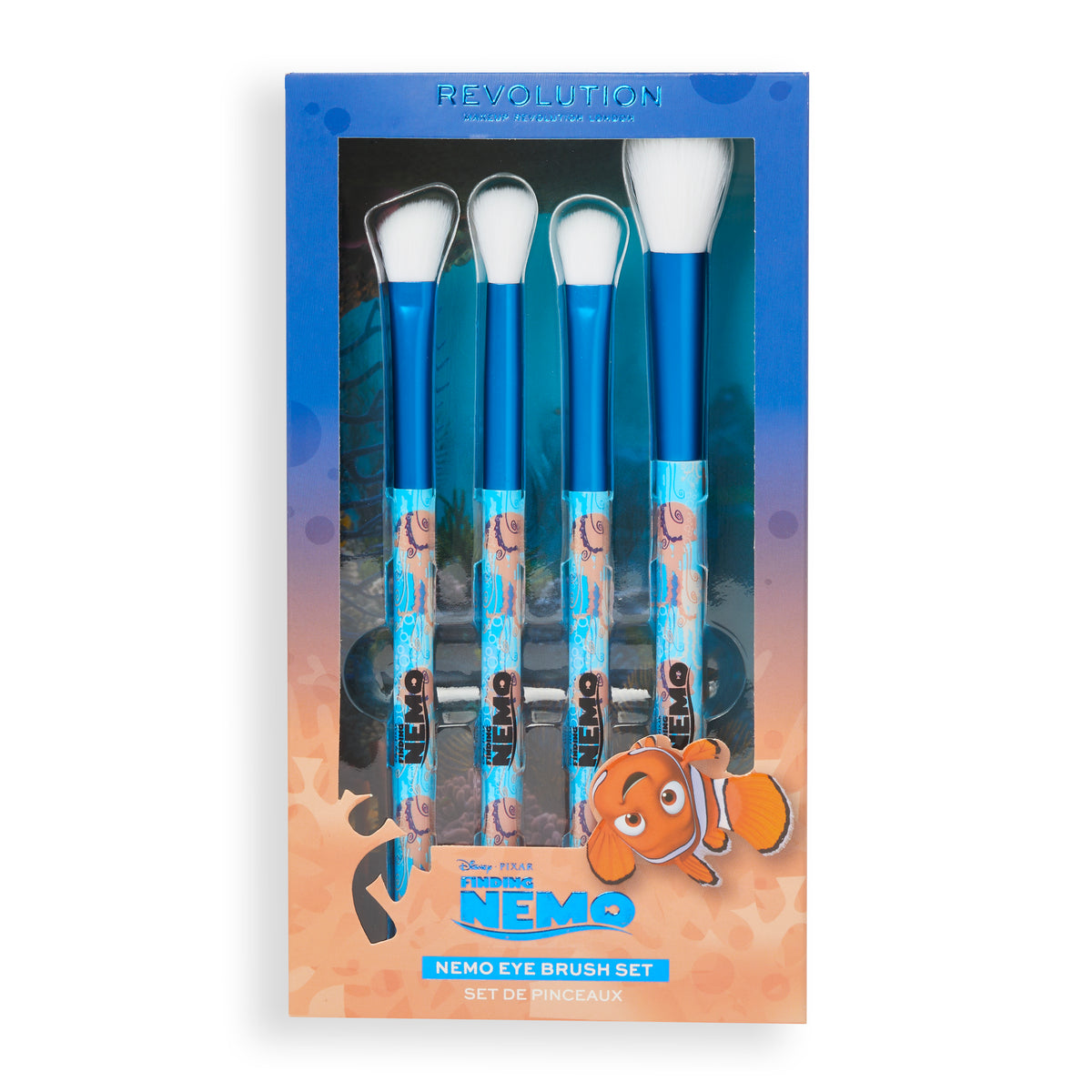 DISNEY & PIXAR’S FINDING NEMO AND REVOLUTION NEMO-INSPIRED EYE BRUSH SET - OUTLET