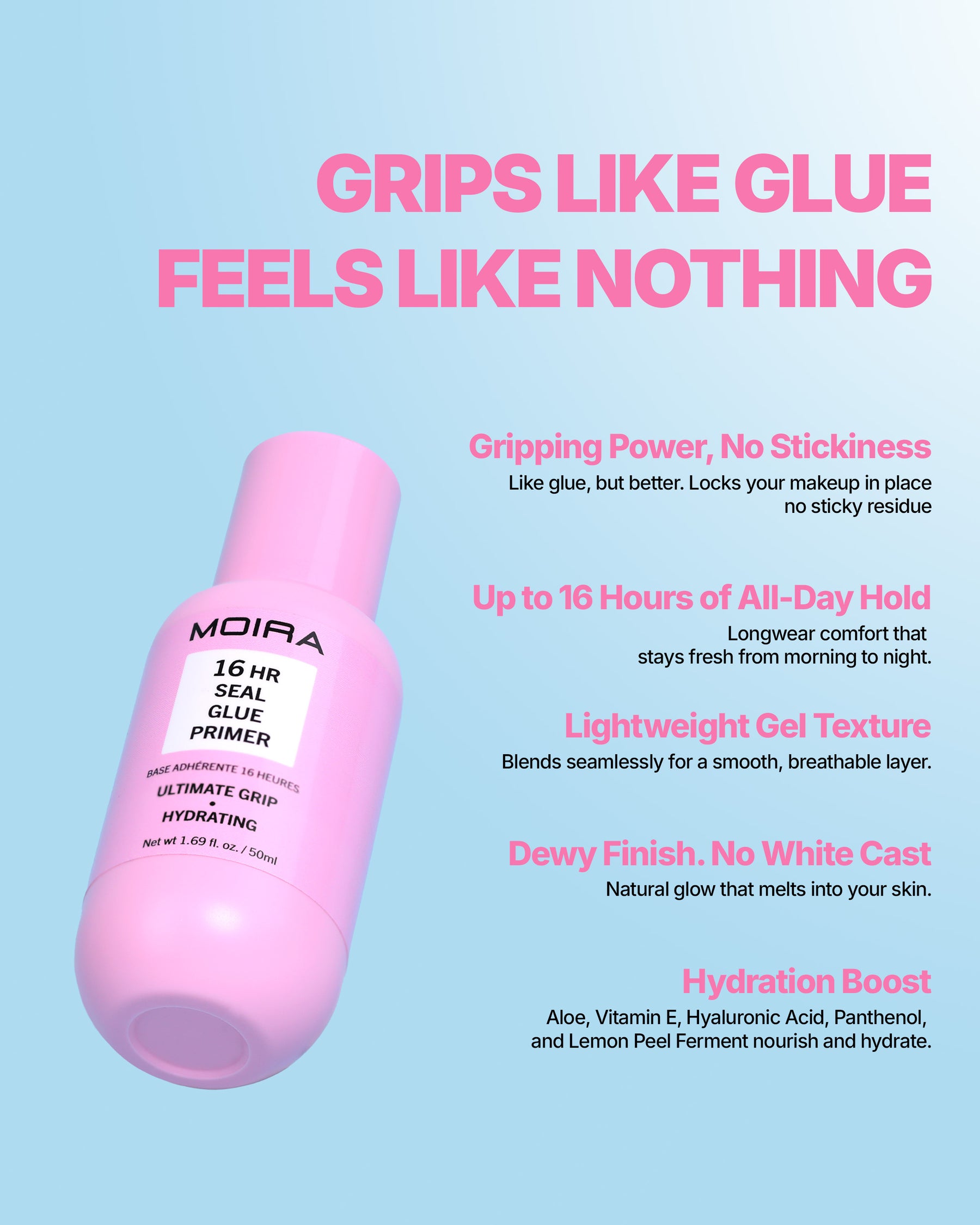 PRIMER HIDRATABTE 16HR SEAL GLUE PRIMER - MOIRA