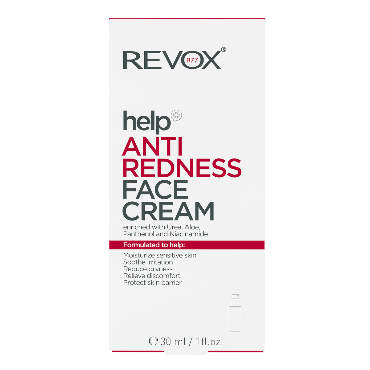 CREMA FACIAL ANTIROJECES HELP ANTI REDNESS FACE CREAM - REVOX B77