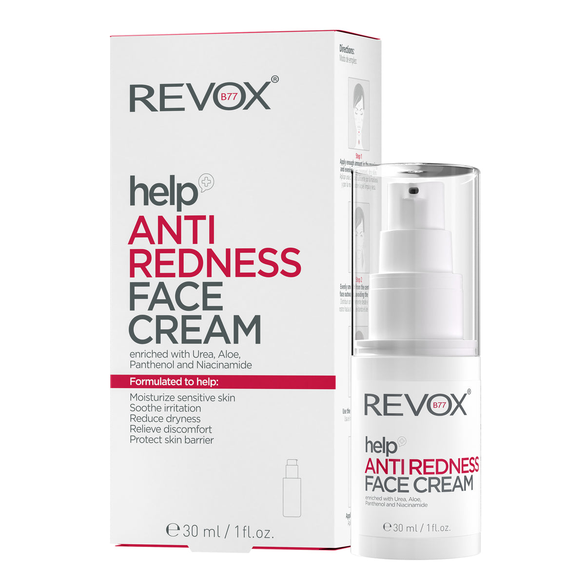 CREMA FACIAL ANTIROJECES HELP ANTI REDNESS FACE CREAM - REVOX B77