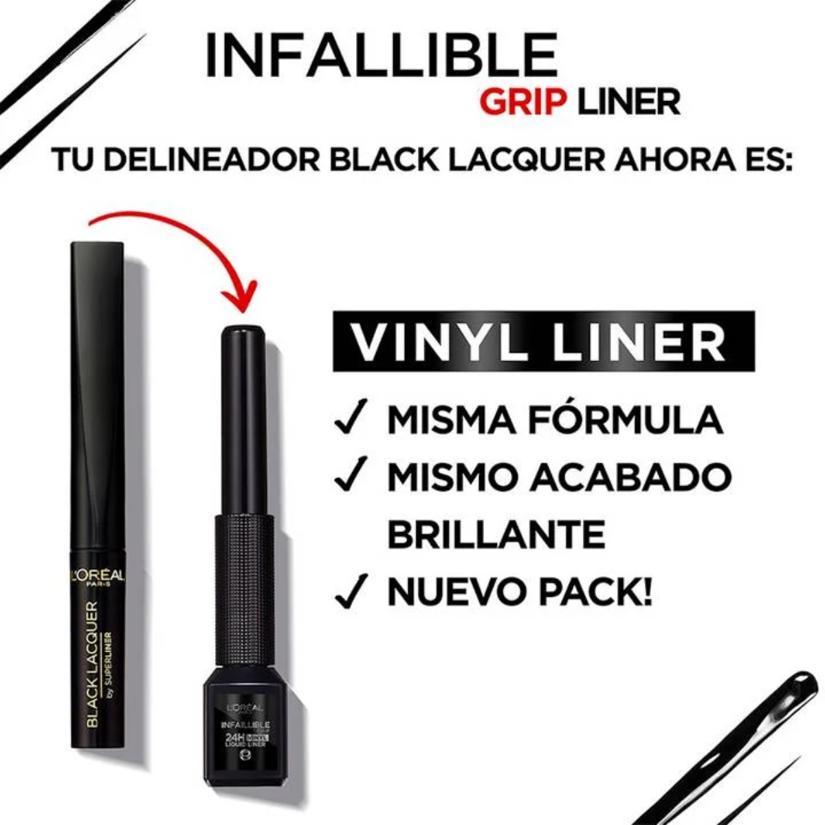 INFALLIBLE LIQUID LINER VINYL BLACK - LOREAL PARIS
