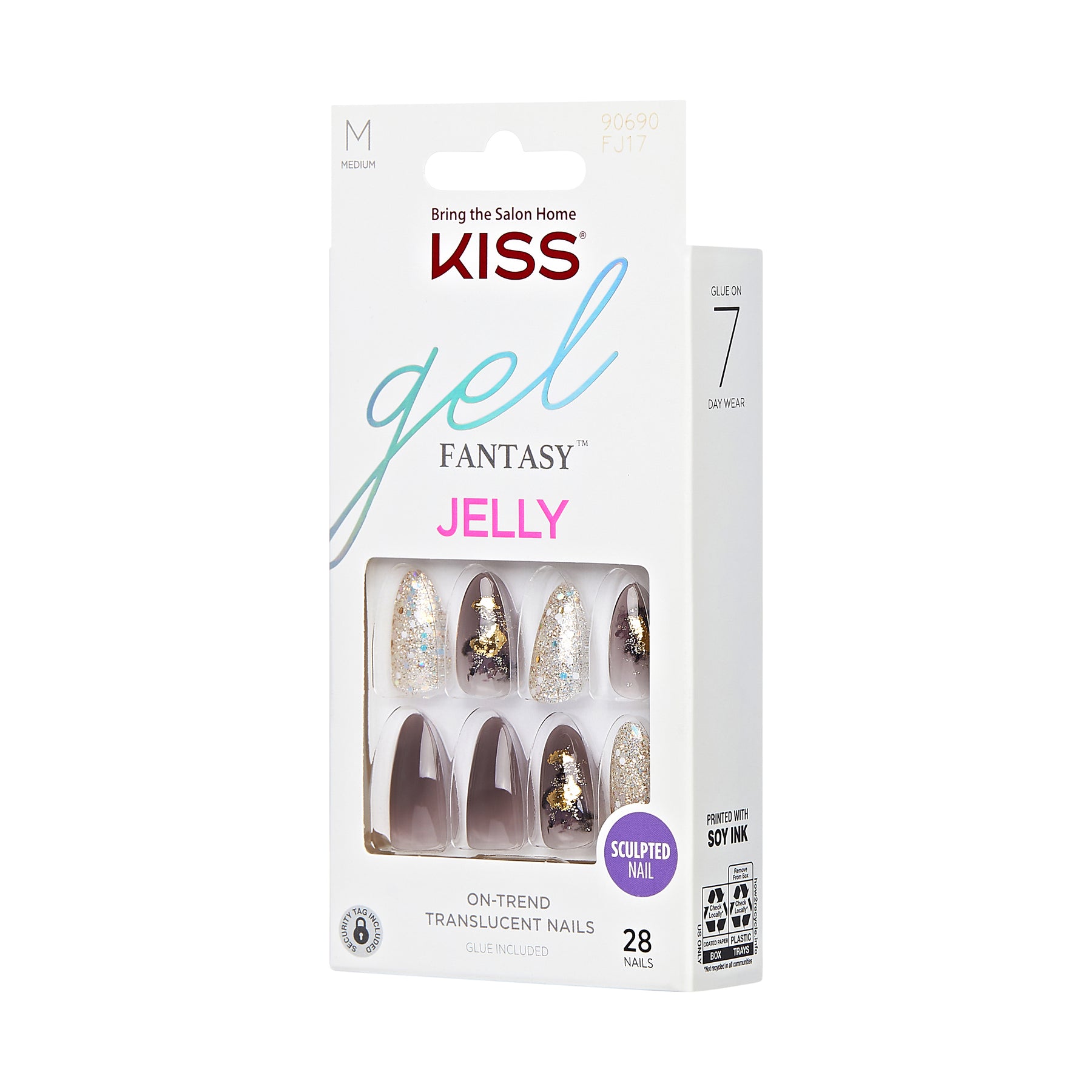 UÑAS JELLY FANTASY NAILS FLORAL JELLY - KISS