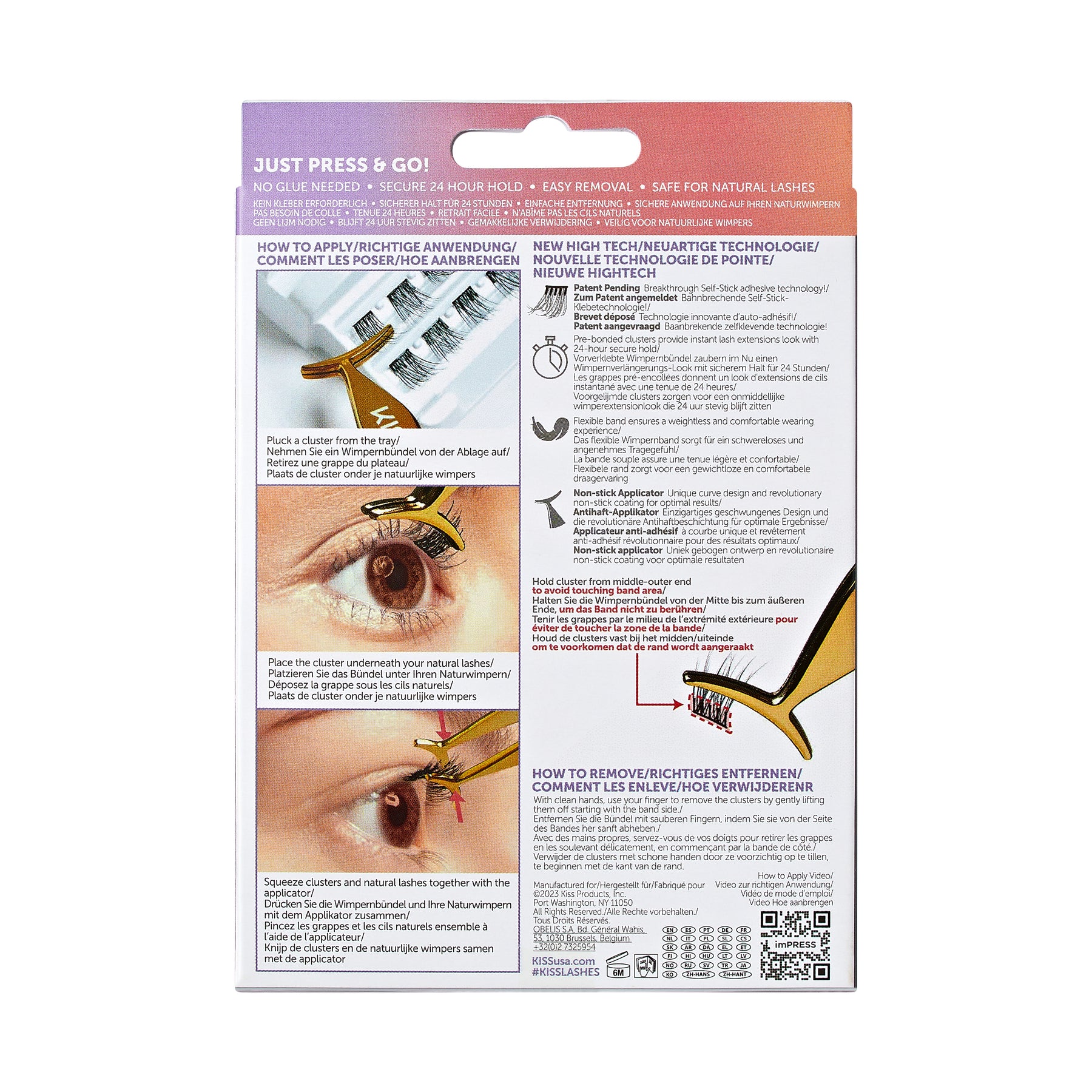 IMPRESS PRESS ON FALSIES KIT 01 - KISS