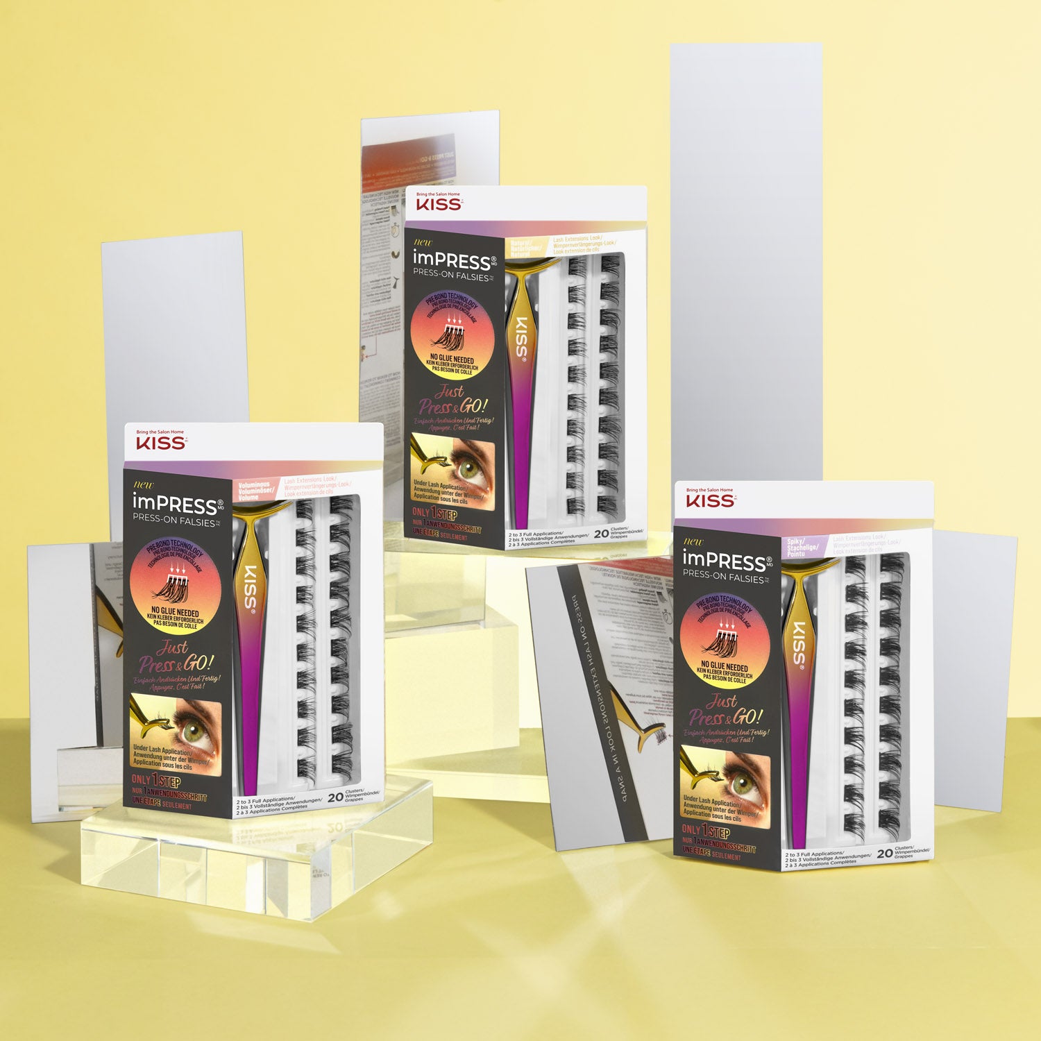 IMPRESS PRESS ON FALSIES KIT 01 - KISS