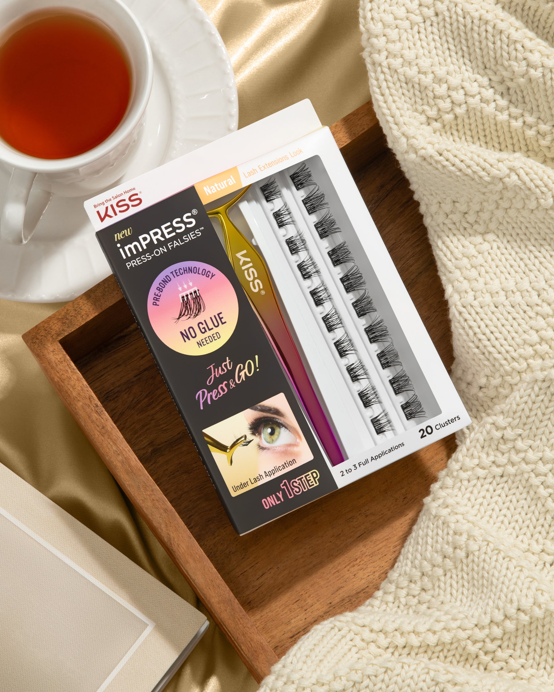 IMPRESS PRESS ON FALSIES KIT 01 - KISS