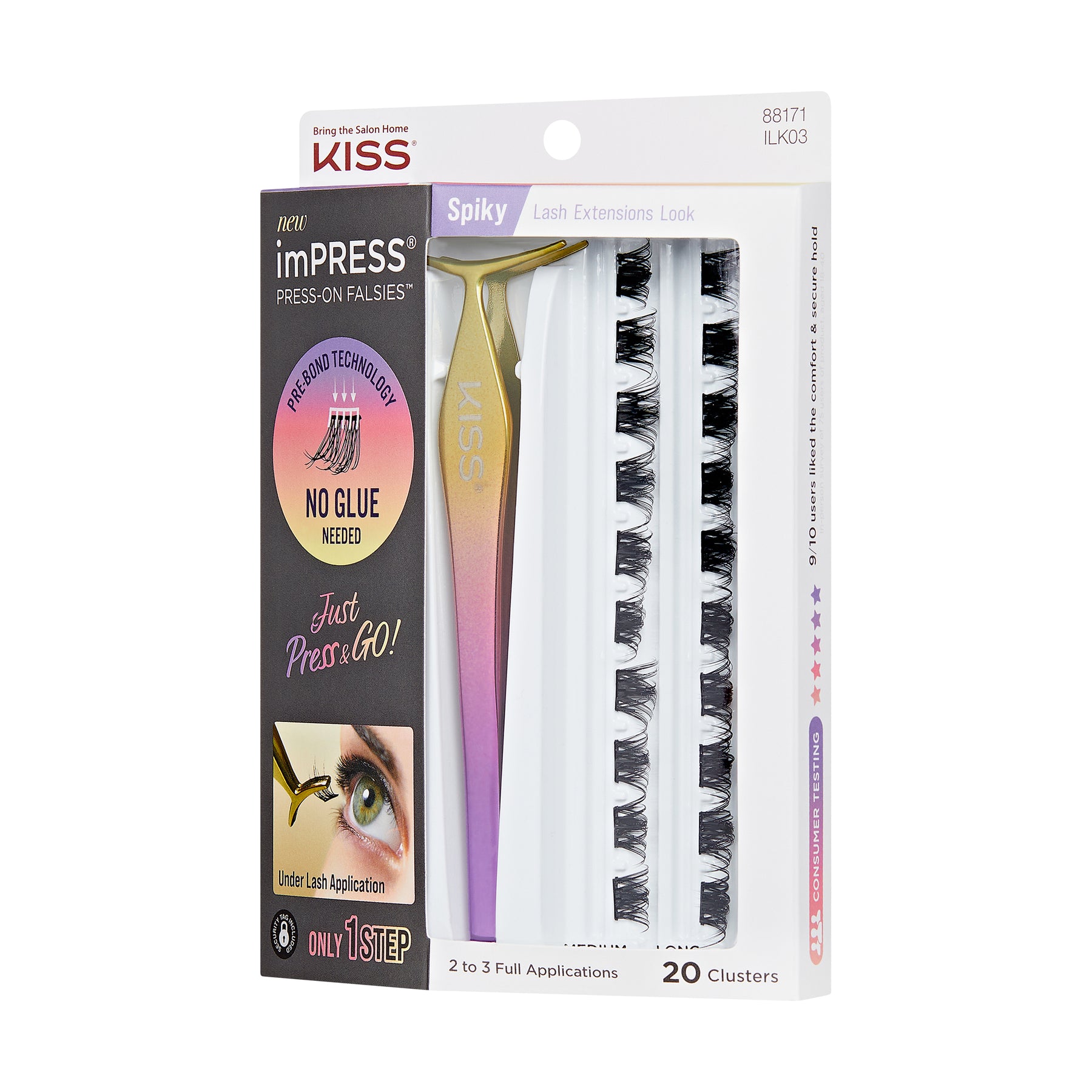 IMPRESS PRESS ON FALSIES KIT 03 - KISS