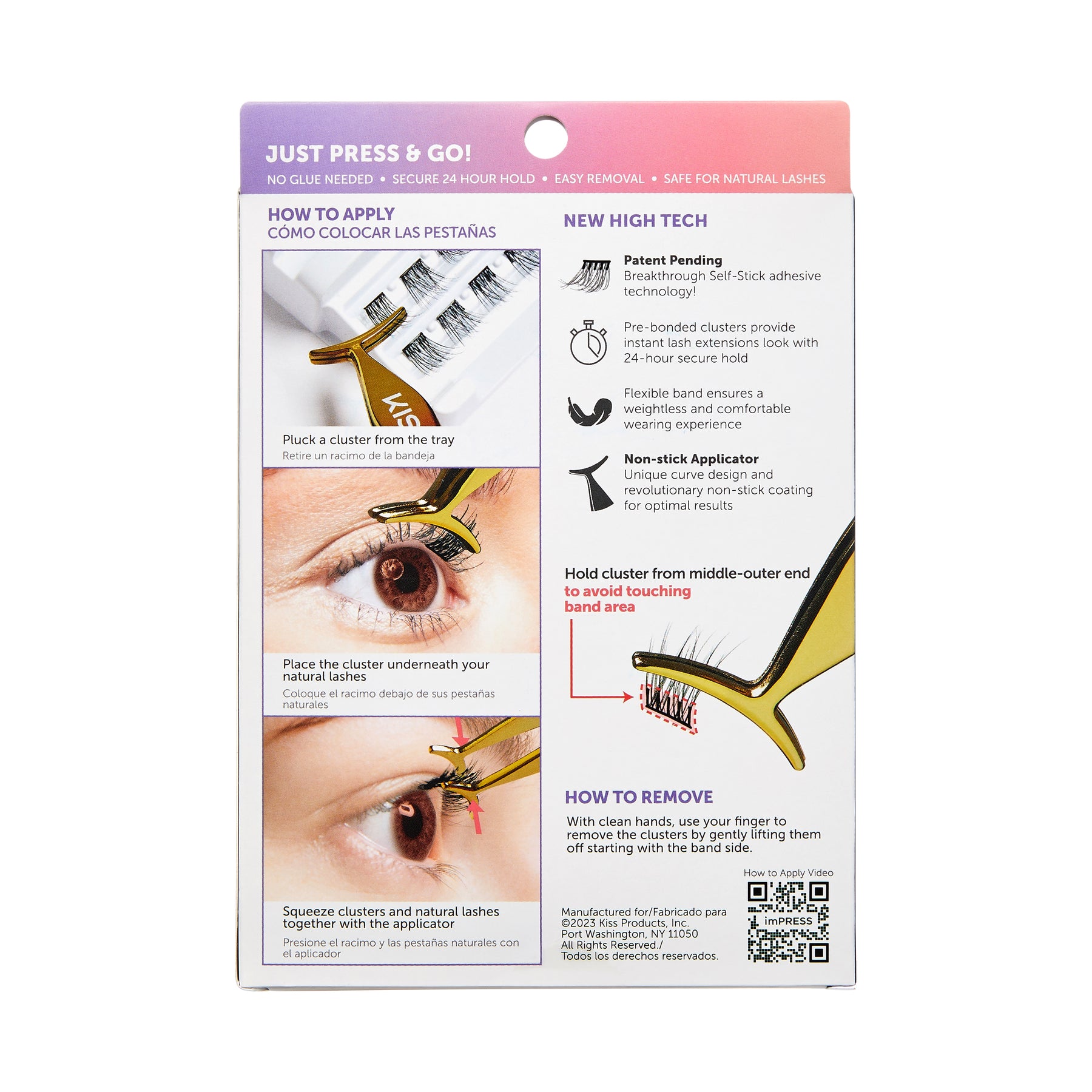 IMPRESS PRESS ON FALSIES KIT 03 - KISS