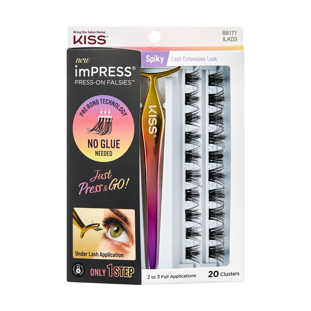 IMPRESS PRESS ON FALSIES KIT 03 - KISS
