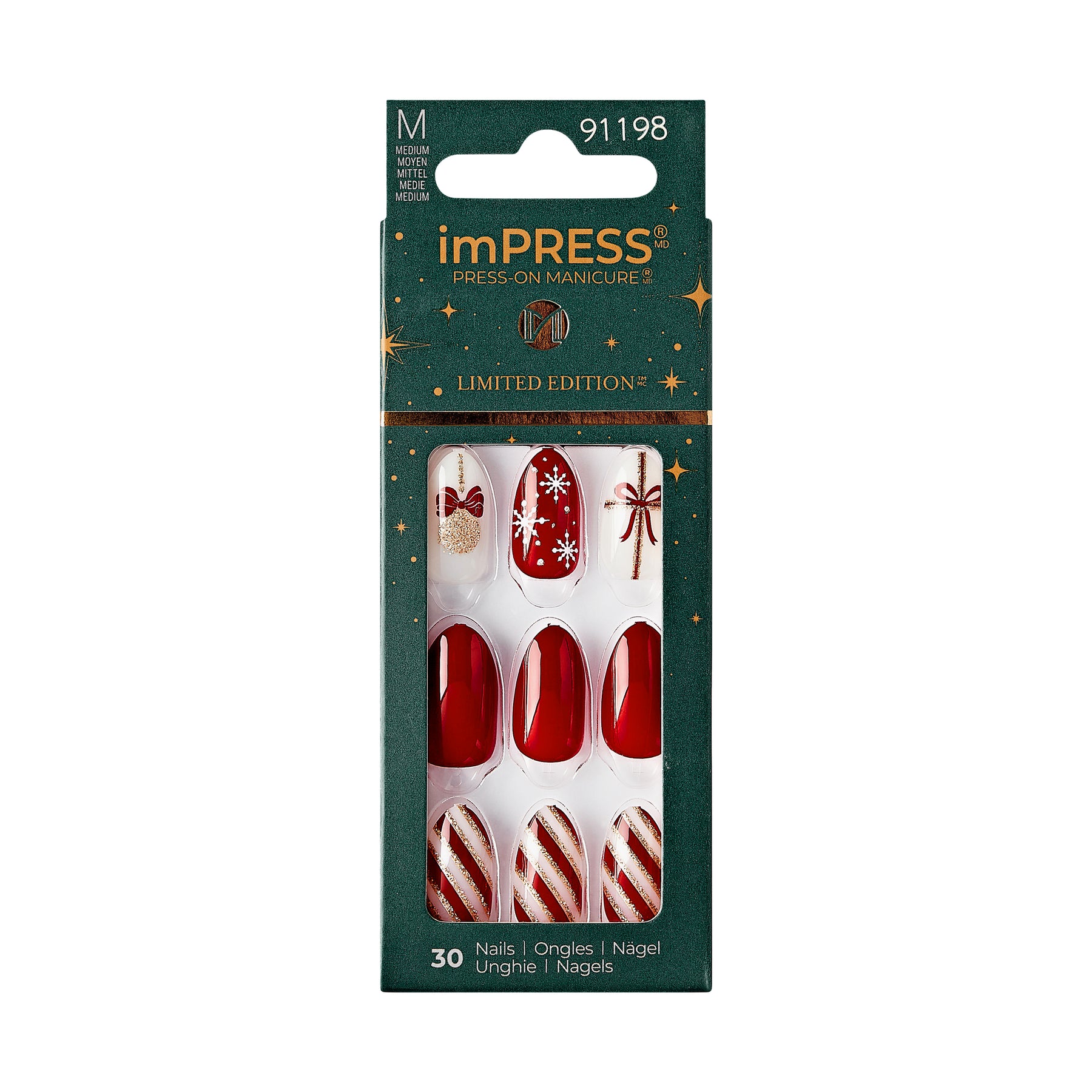 WHITE NIGHT IMPRESS UÑAS POSTIZAS - KISS