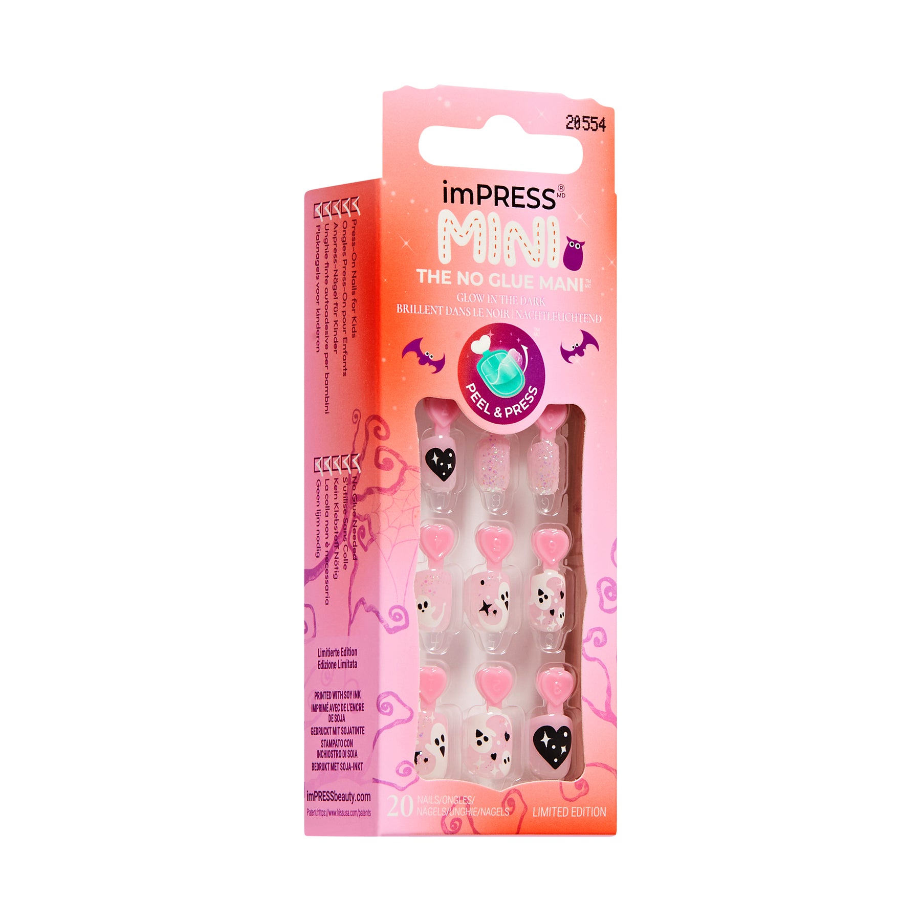 UÑAS POSTIZAS IMPRESS NAILS KIDS AMAZED - KISS