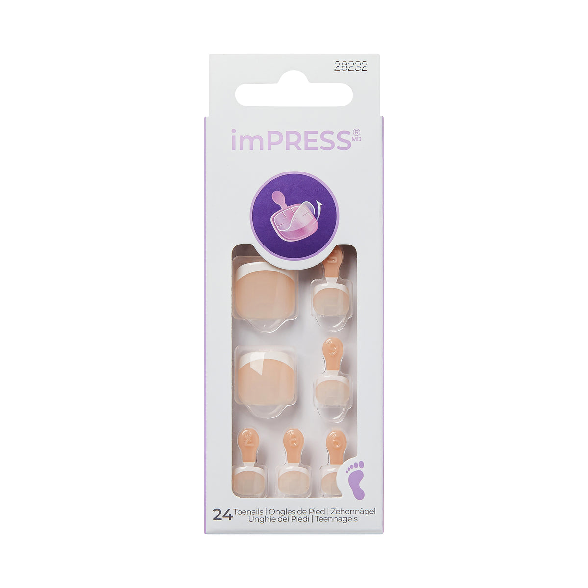UÑAS POSTIZAS PARA PIES IMPRESS CHASING SUMMER - KISS