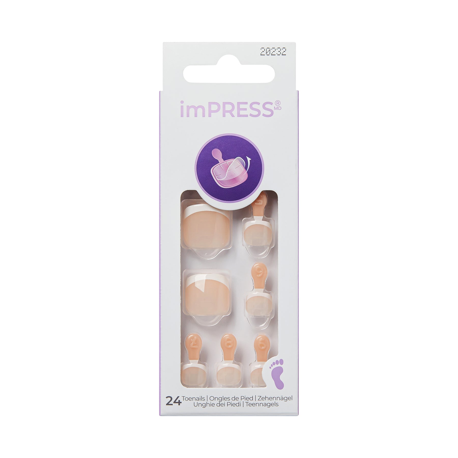 UÑAS POSTIZAS PARA PIES IMPRESS CHASING SUMMER - KISS