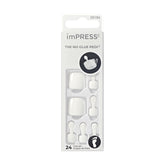 UÑAS POSTIZAS PARA PIES IMPRESS SIMPLY WHITE - KISS