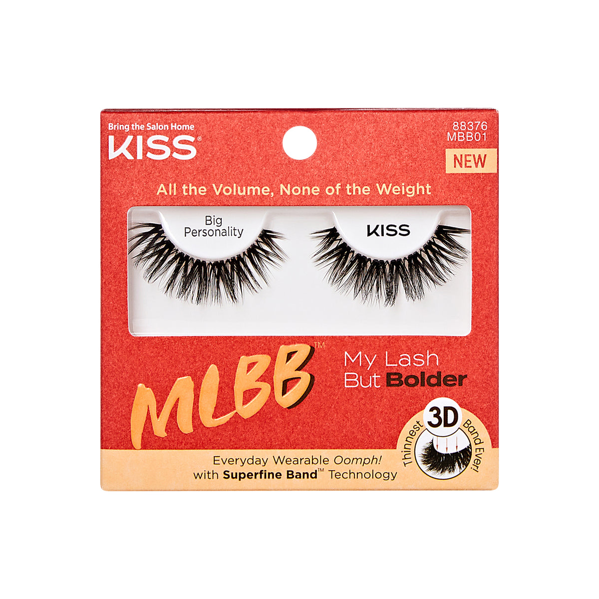 PESTAÑAS POSTIZAS MLBB 3D FAUX MINK - KISS