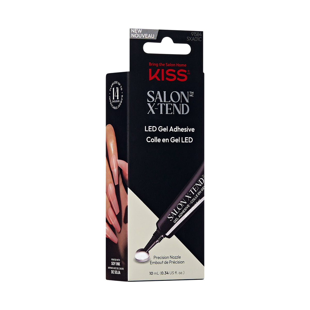 ADHESIVO PARA UÑAS EN GEL SALON X-TEND LED - KISS