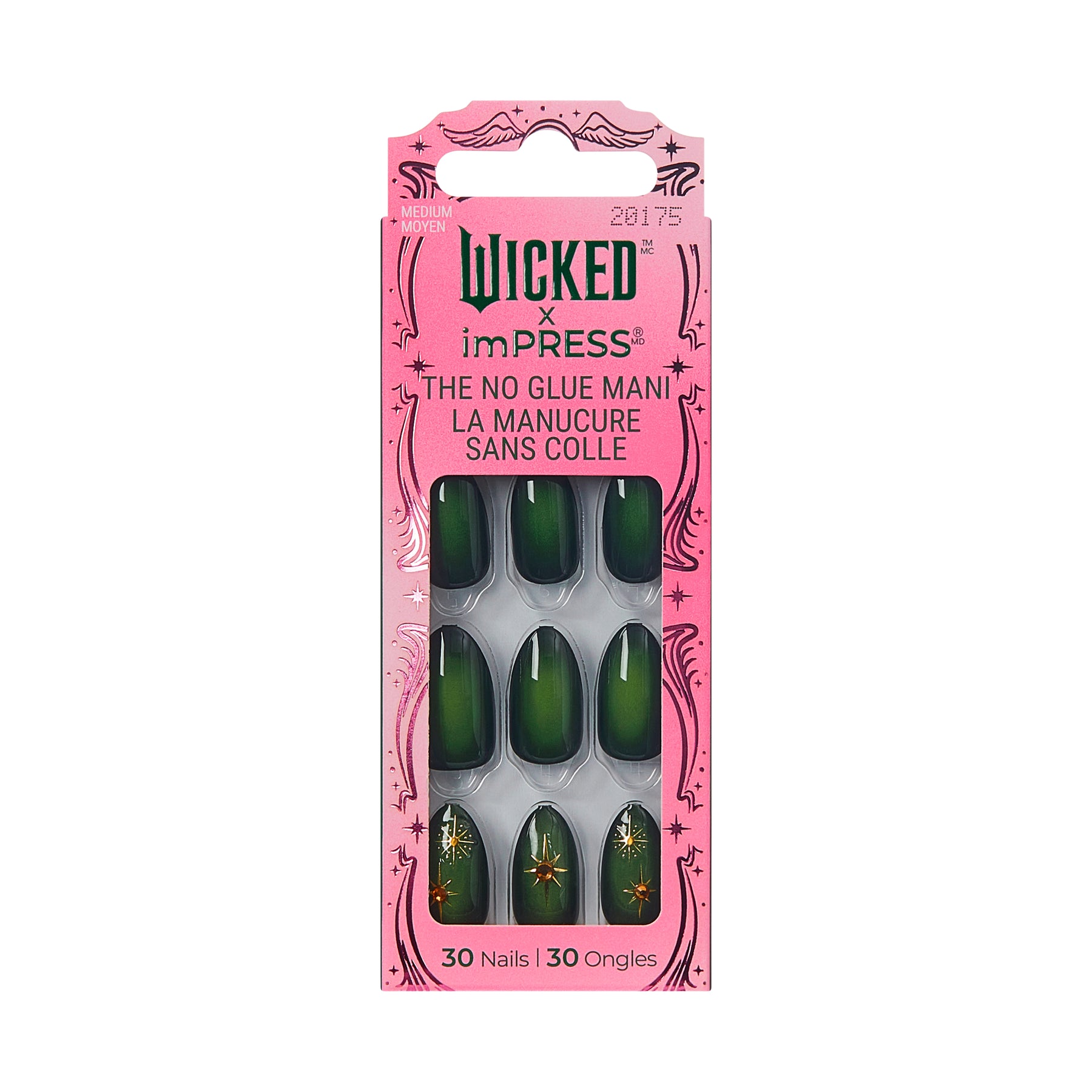 UÑAS POSTIZAS WICKED X IMPRESS NAILS ELPHABA THROPP - KISS