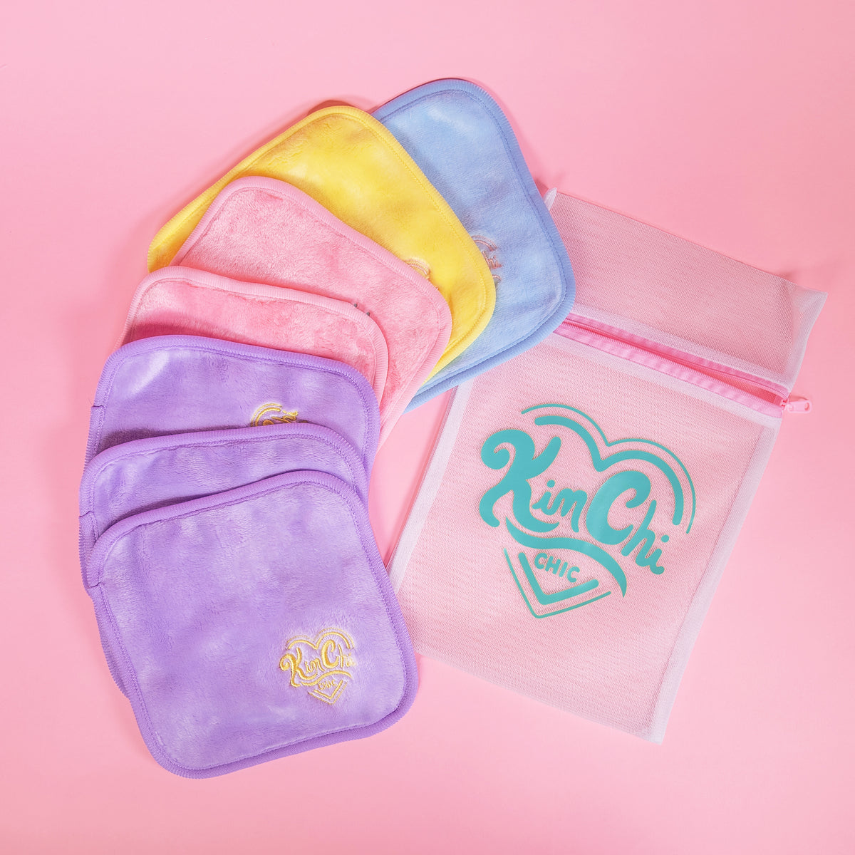 SET DE TOALLITAS DESMAQUILLANTES LET'S GET CLEAN - KIMCHI